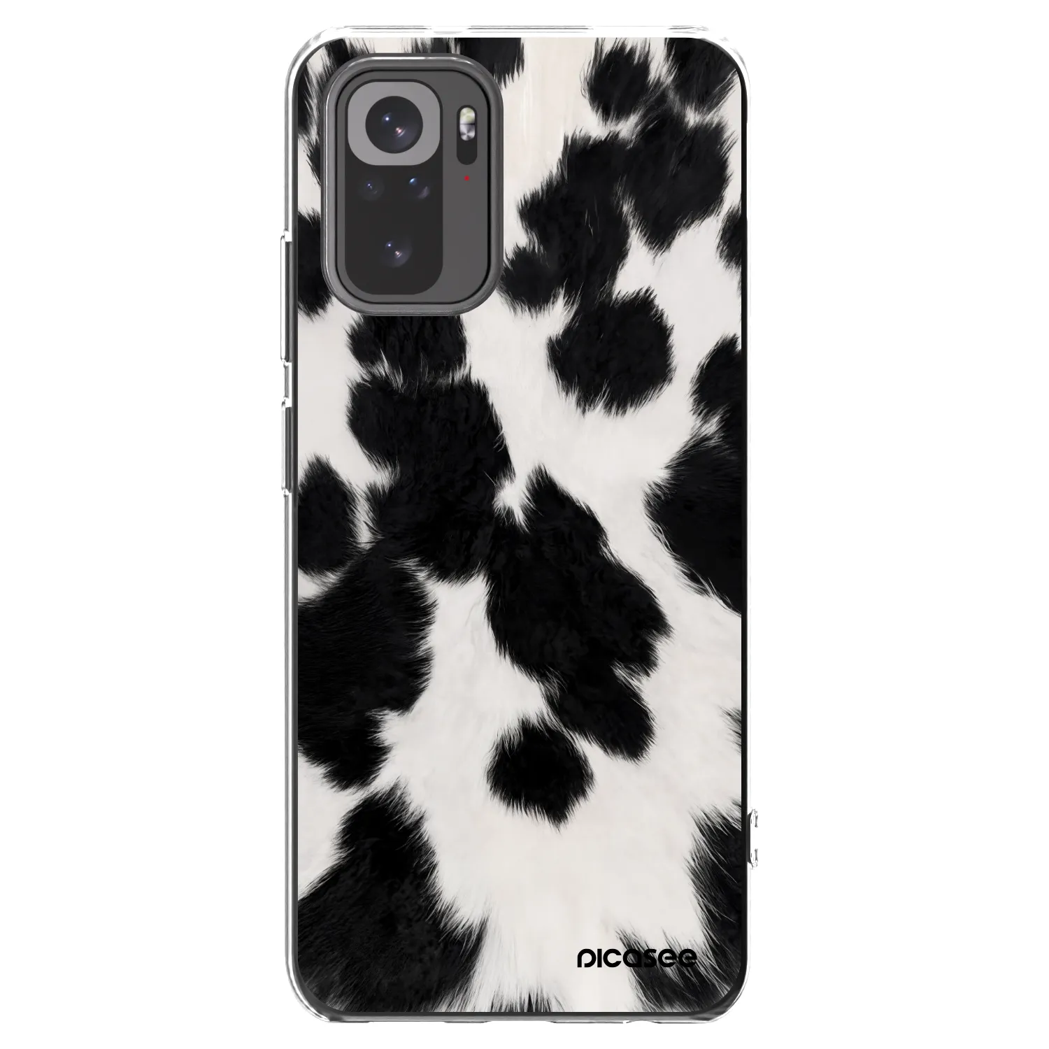 Picasee átlátszó szilikon tok az alábbi mobiltelefonokra Xiaomi Redmi Note 10S - Black Moo