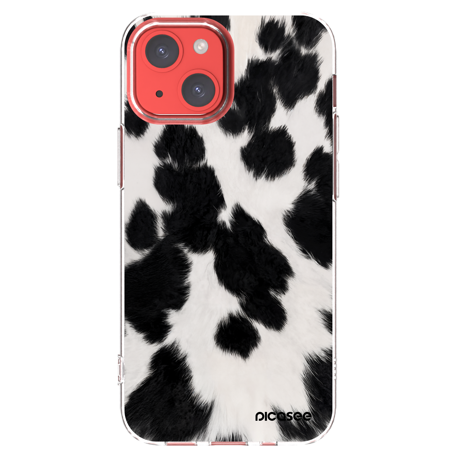 Picasee átlátszó szilikon tok az alábbi mobiltelefonokra Apple iPhone 13 mini - Black Moo