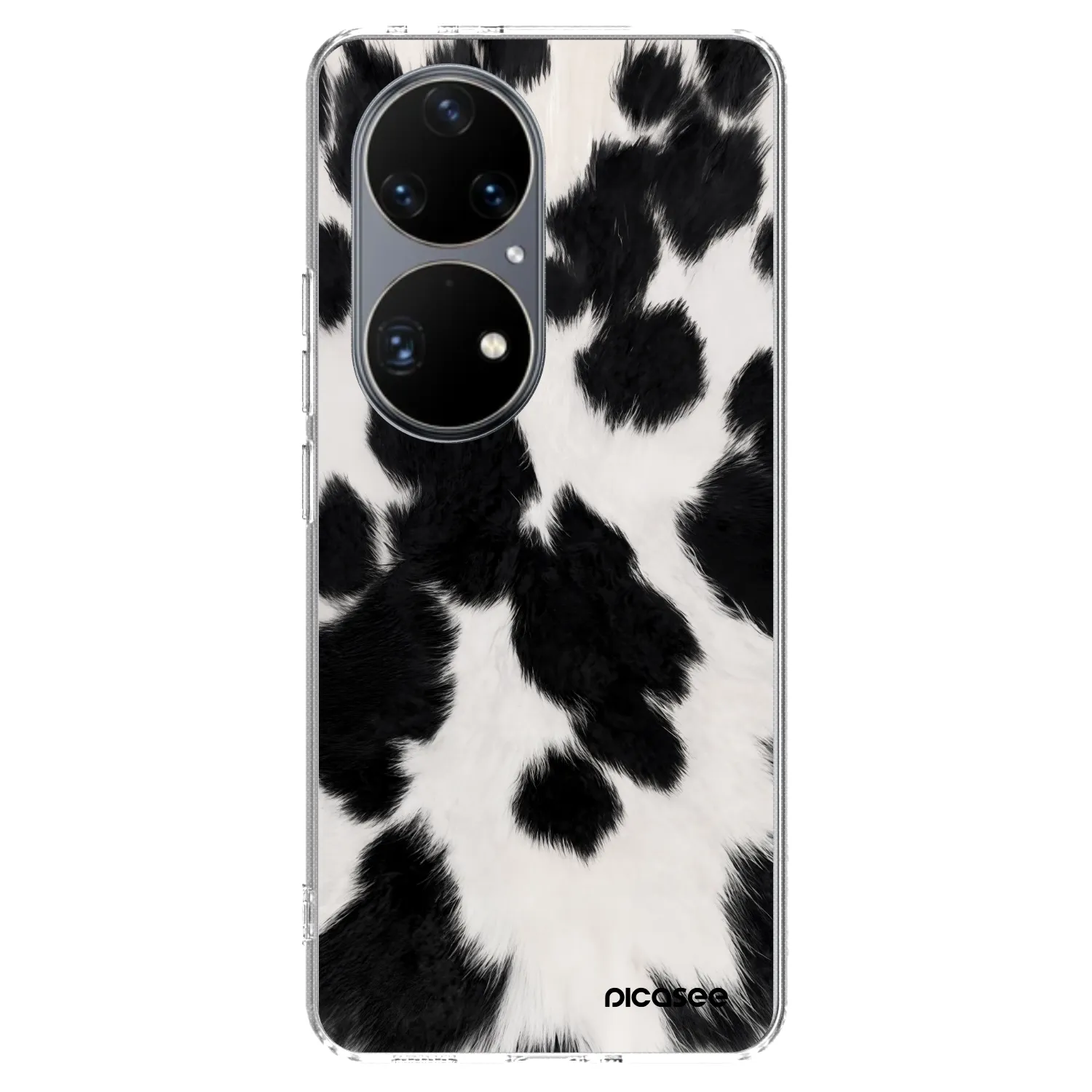 Picasee átlátszó szilikon tok az alábbi mobiltelefonokra Huawei P50 - Black Moo