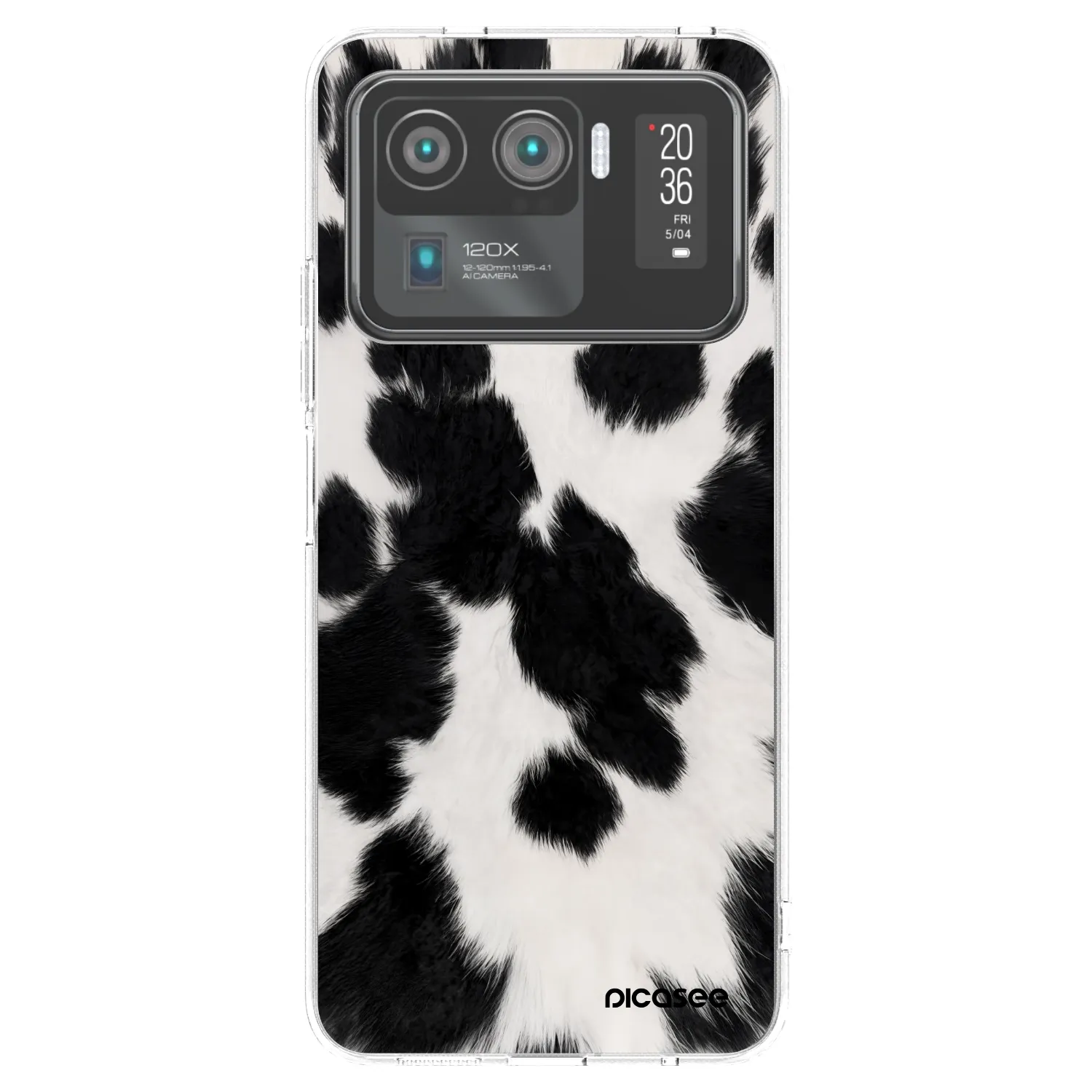 Picasee átlátszó szilikon tok az alábbi mobiltelefonokra Xiaomi Mi 11 Ultra - Black Moo