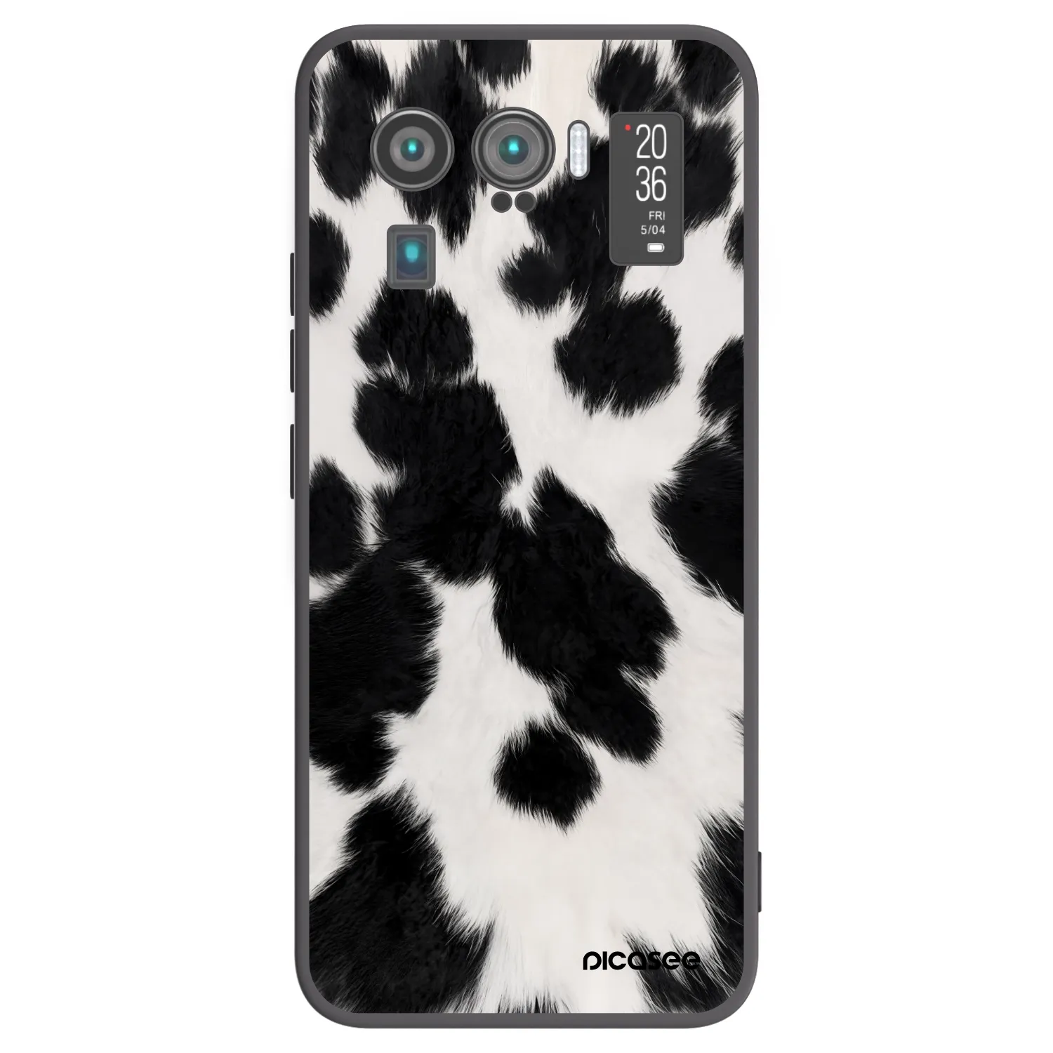 Picasee fekete szilikon tok az alábbi mobiltelefonokra Xiaomi Mi 11 Ultra - Black Moo