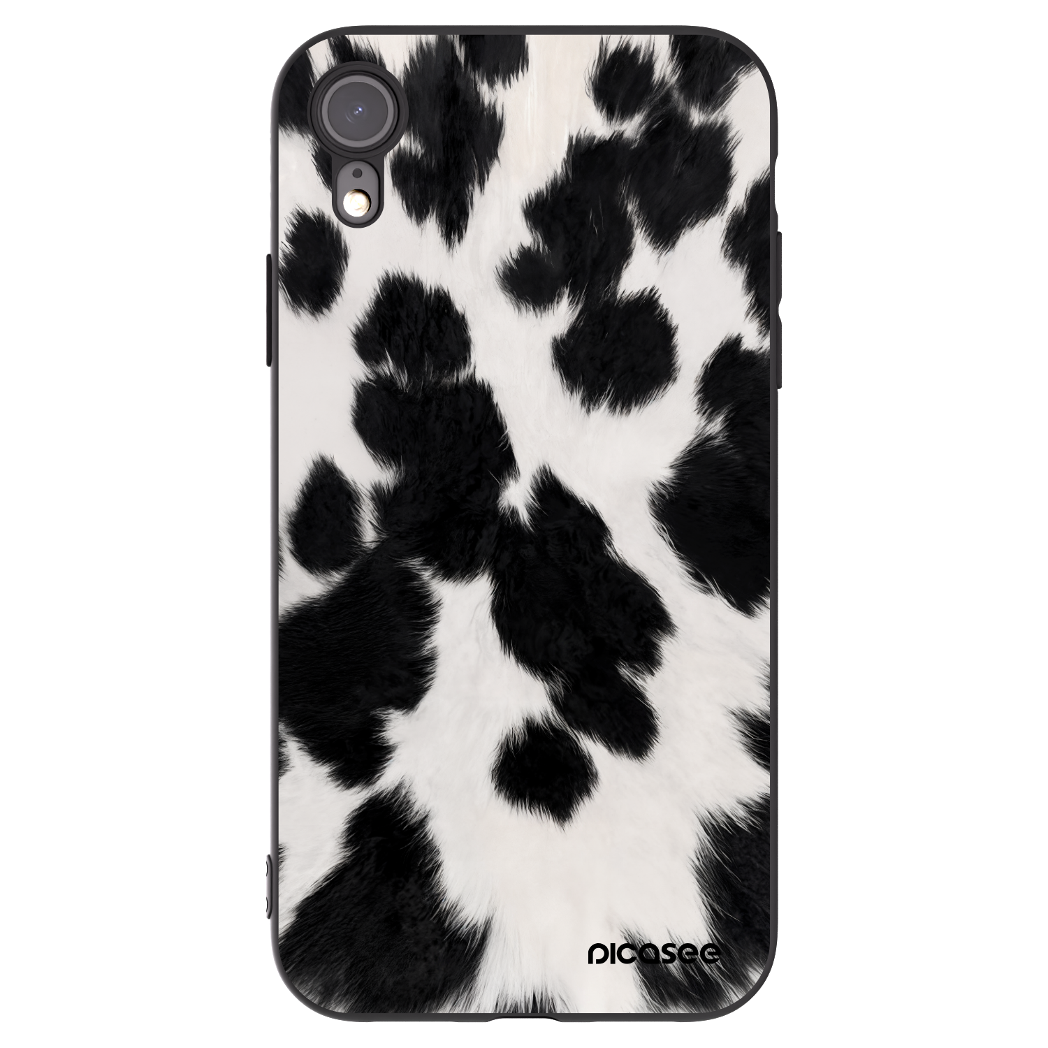 Picasee fekete szilikon tok az alábbi mobiltelefonokra Apple iPhone XR - Black Moo