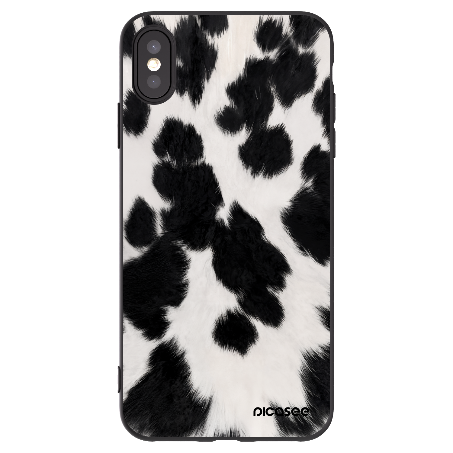 Picasee fekete szilikon tok az alábbi mobiltelefonokra Apple iPhone XS Max - Black Moo