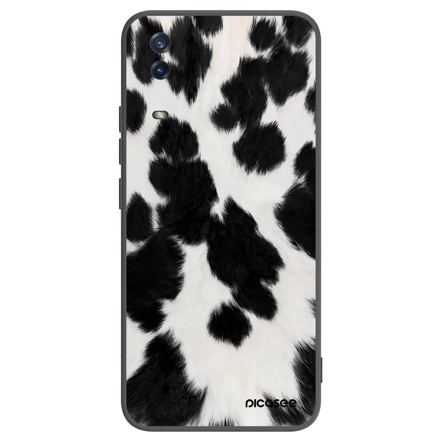 Picasee fekete szilikon tok az alábbi mobiltelefonokra Vivo Y11s - Black Moo
