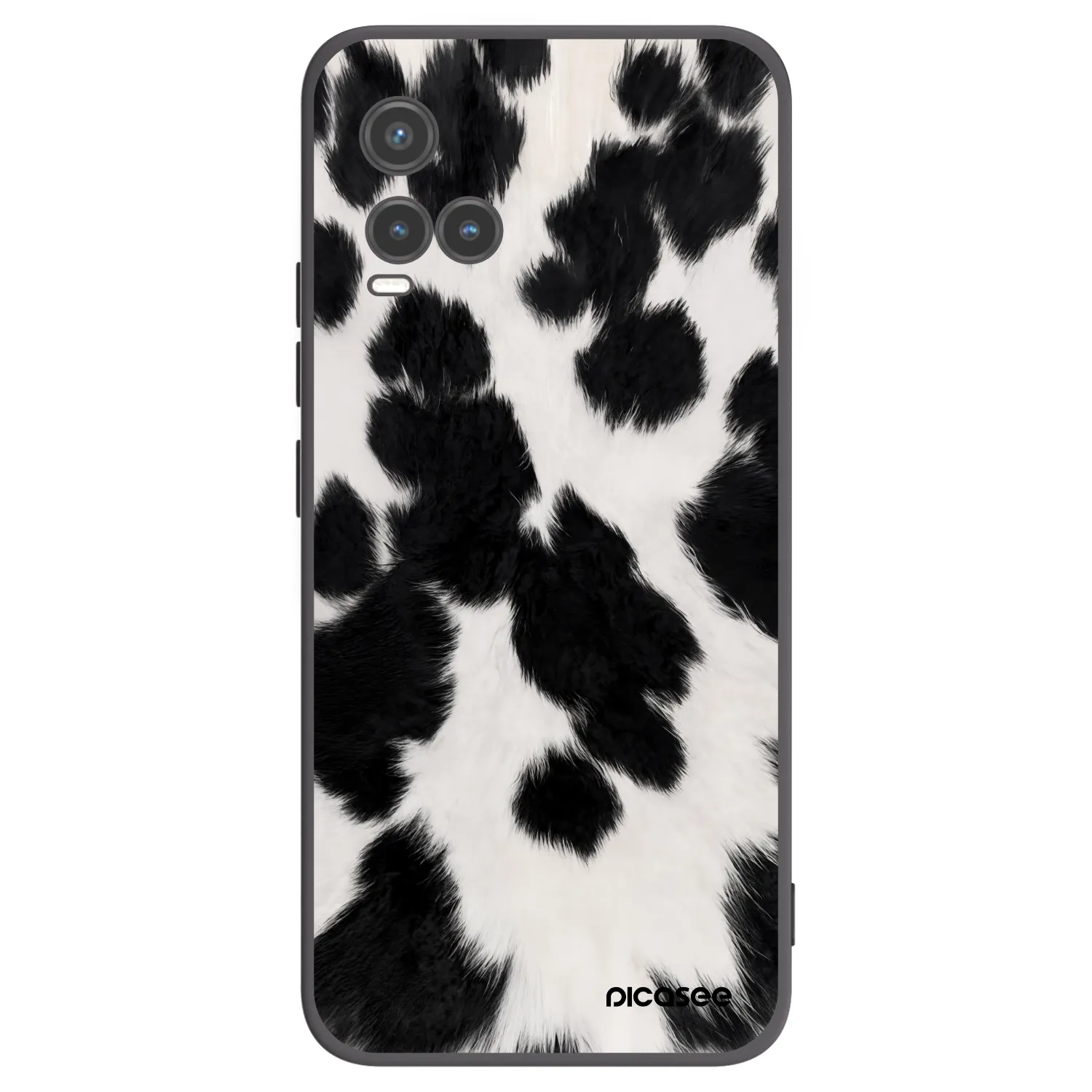 Picasee fekete szilikon tok az alábbi mobiltelefonokra Vivo Y33s - Black Moo