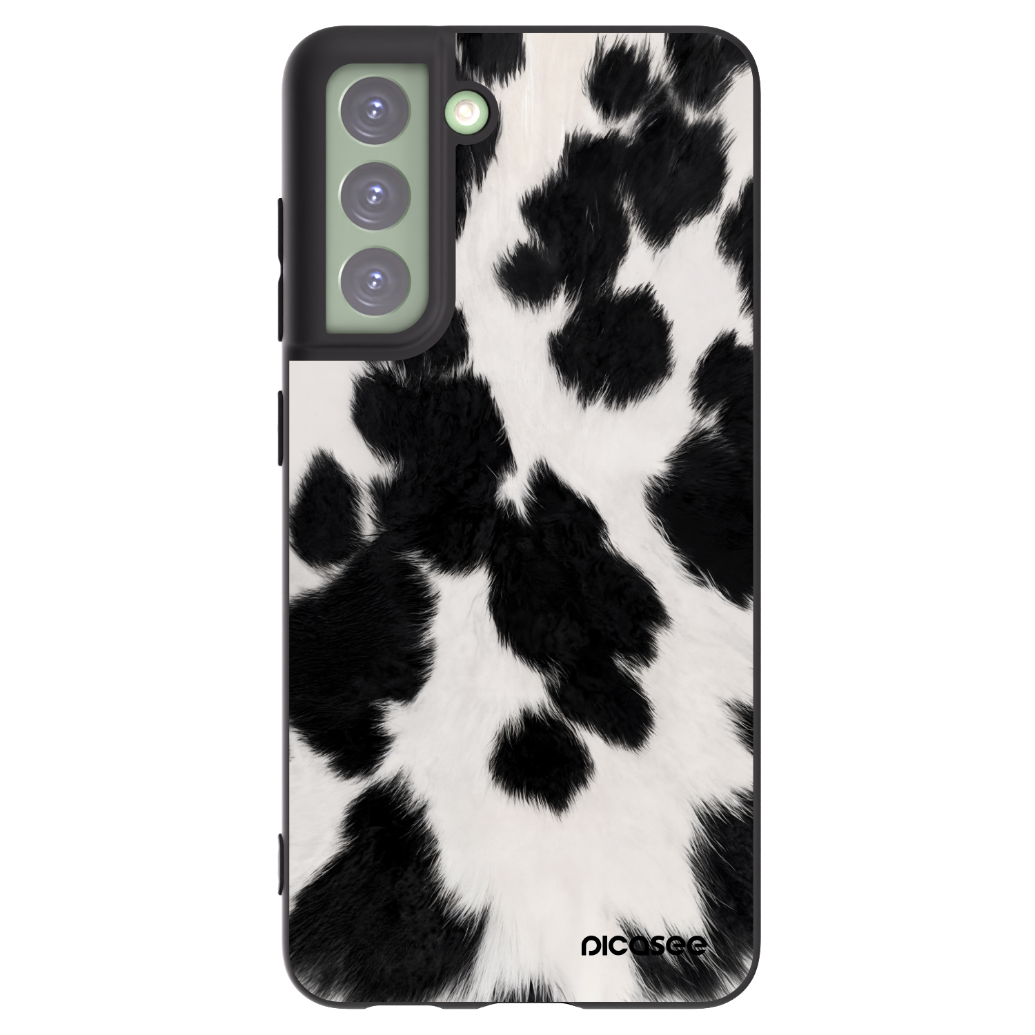 Picasee fekete szilikon tok az alábbi mobiltelefonokra Samsung Galaxy S21 FE 5G - Black Moo