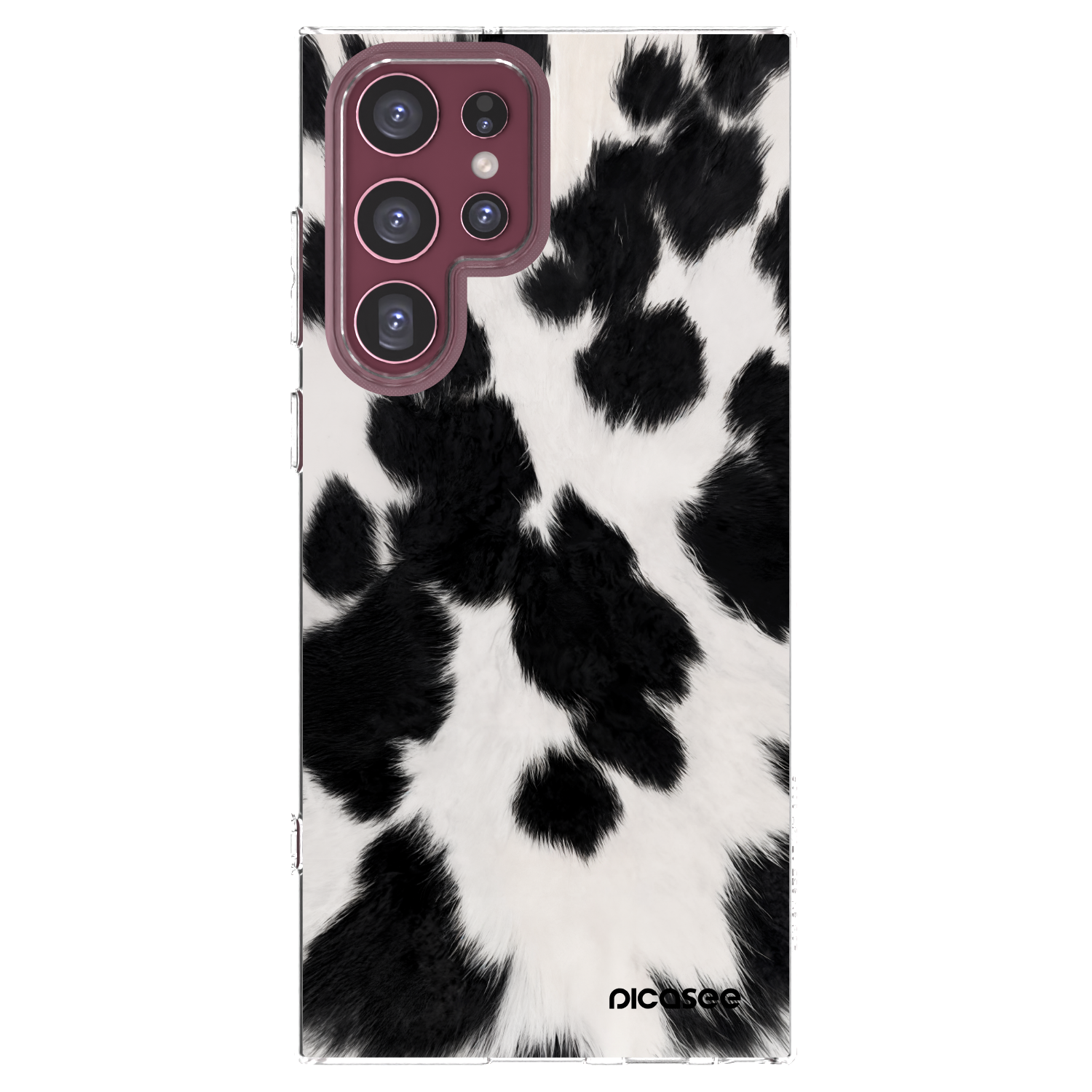 Picasee átlátszó szilikon tok az alábbi mobiltelefonokra Samsung Galaxy S22 Ultra 5G - Black Moo