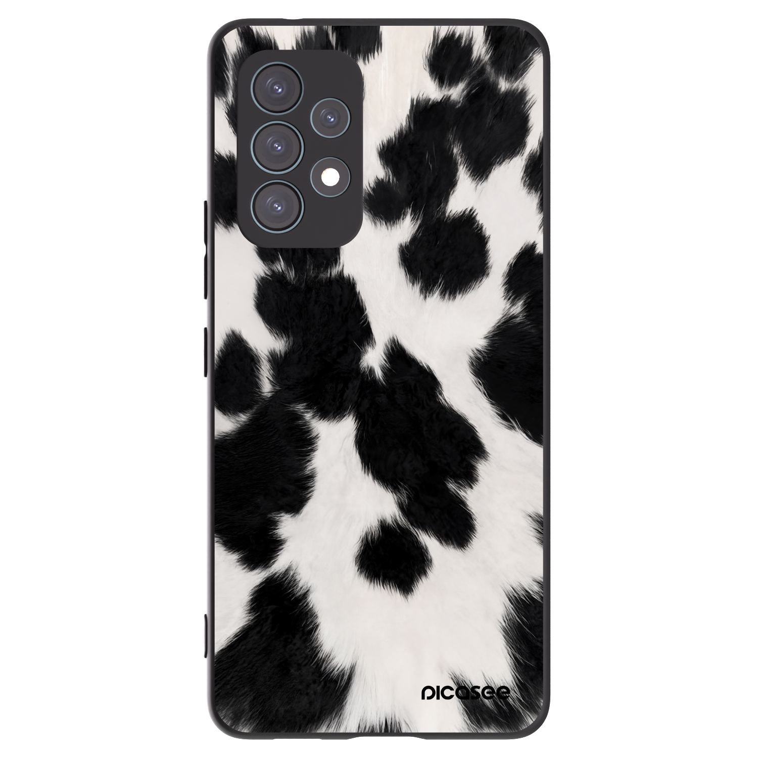 Picasee fekete szilikon tok az alábbi mobiltelefonokra Samsung Galaxy A53 5G A536 - Black Moo