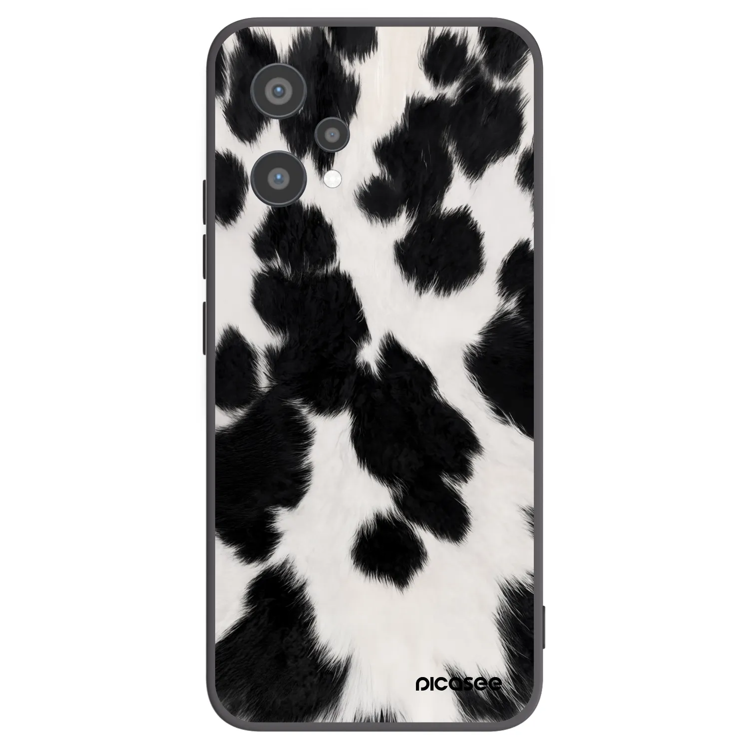 Picasee fekete szilikon tok az alábbi mobiltelefonokra Realme 9 Pro 5G - Black Moo