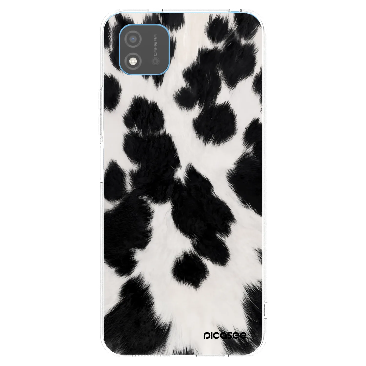 Picasee átlátszó szilikon tok az alábbi mobiltelefonokra Realme C11 (2021) - Black Moo