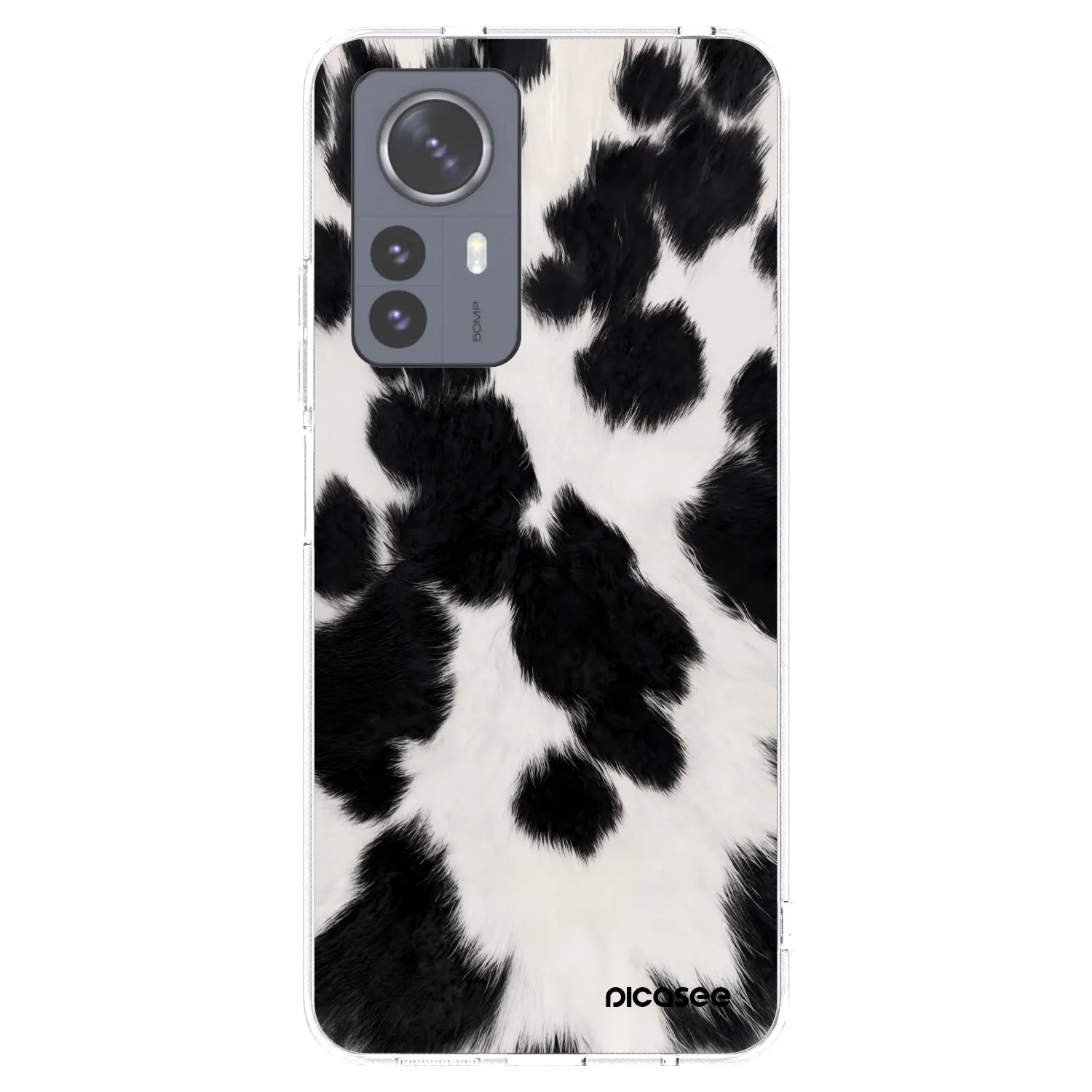 Picasee átlátszó szilikon tok az alábbi mobiltelefonokra Xiaomi 12 Pro - Black Moo