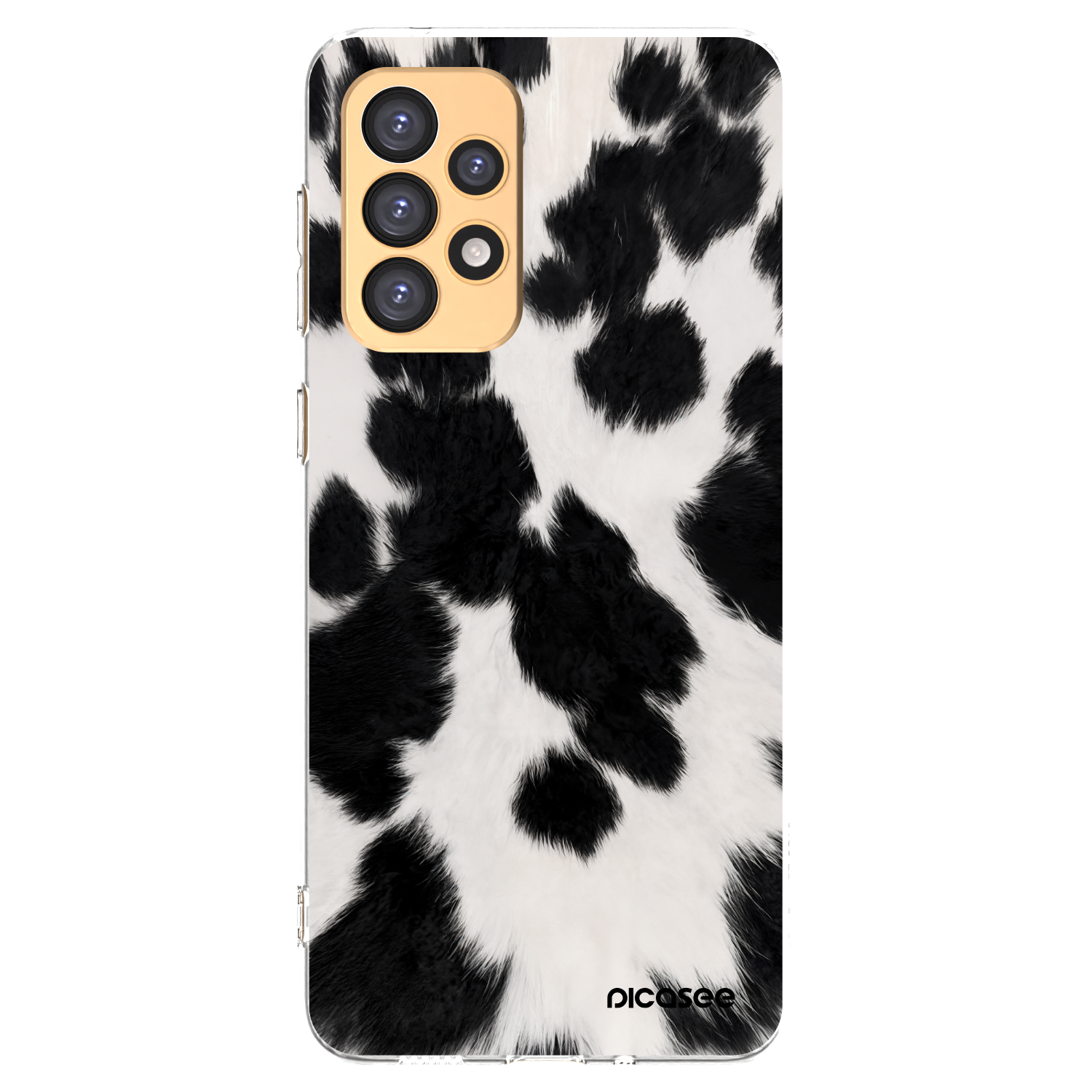 Picasee átlátszó szilikon tok az alábbi mobiltelefonokra Samsung Galaxy A33 5G A336 - Black Moo