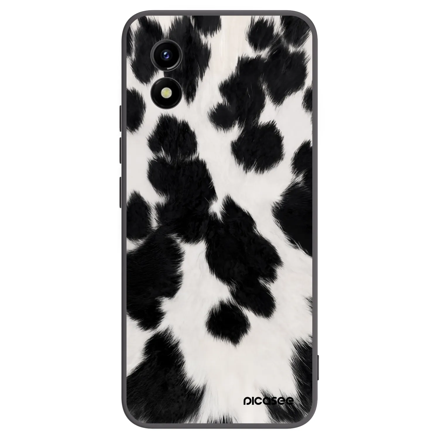 Picasee fekete szilikon tok az alábbi mobiltelefonokra Vivo Y01 - Black Moo