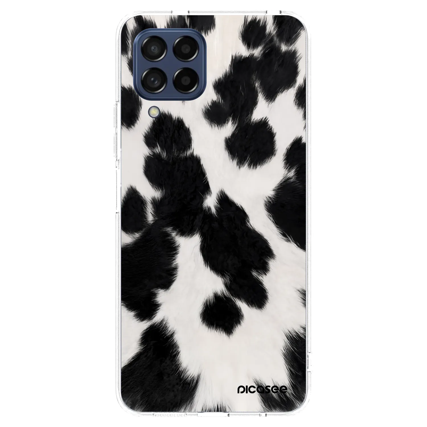 Picasee átlátszó szilikon tok az alábbi mobiltelefonokra Samsung Galaxy M53 5G - Black Moo