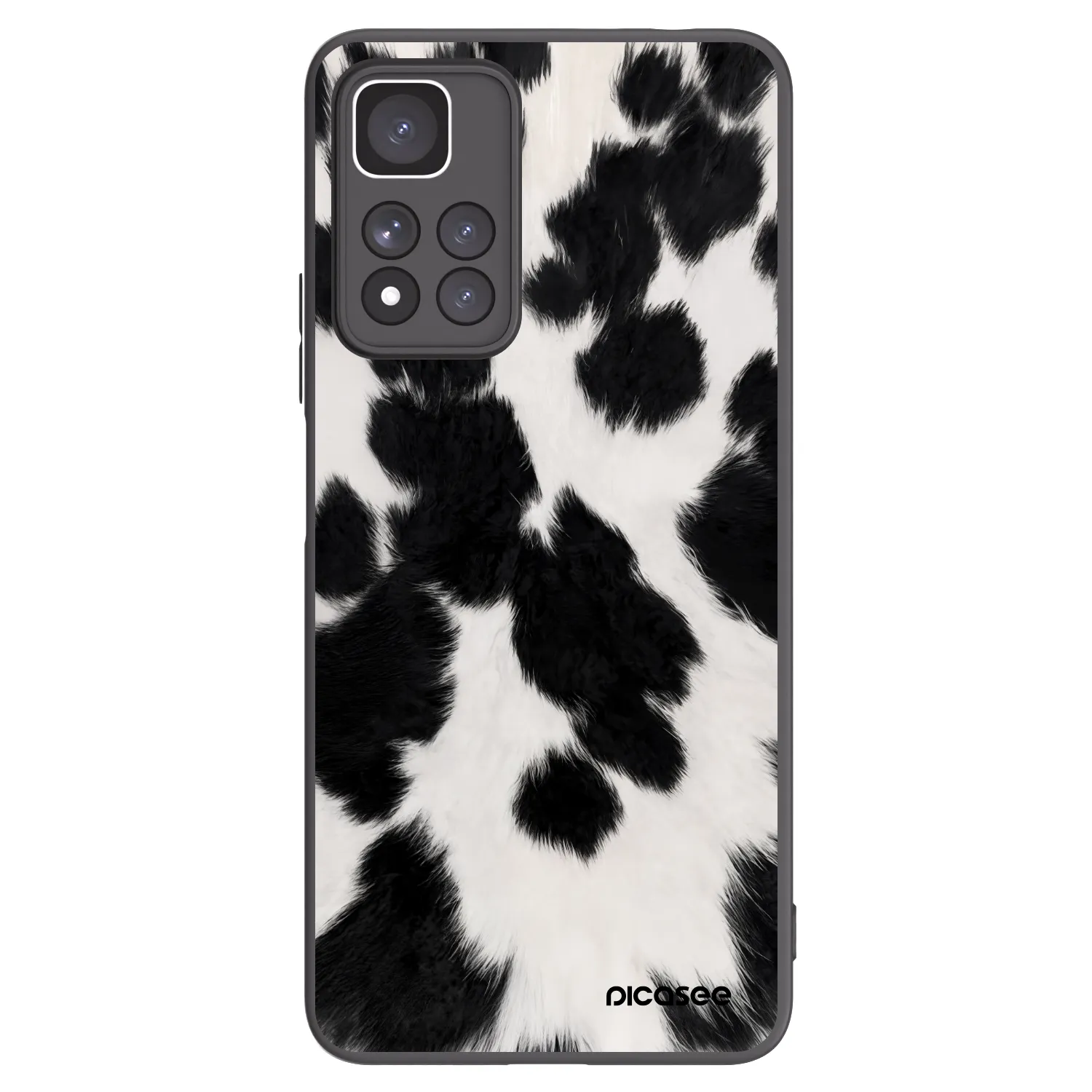 Picasee fekete szilikon tok az alábbi mobiltelefonokra Xiaomi Redmi Note 11 Pro+ 5G - Black Moo