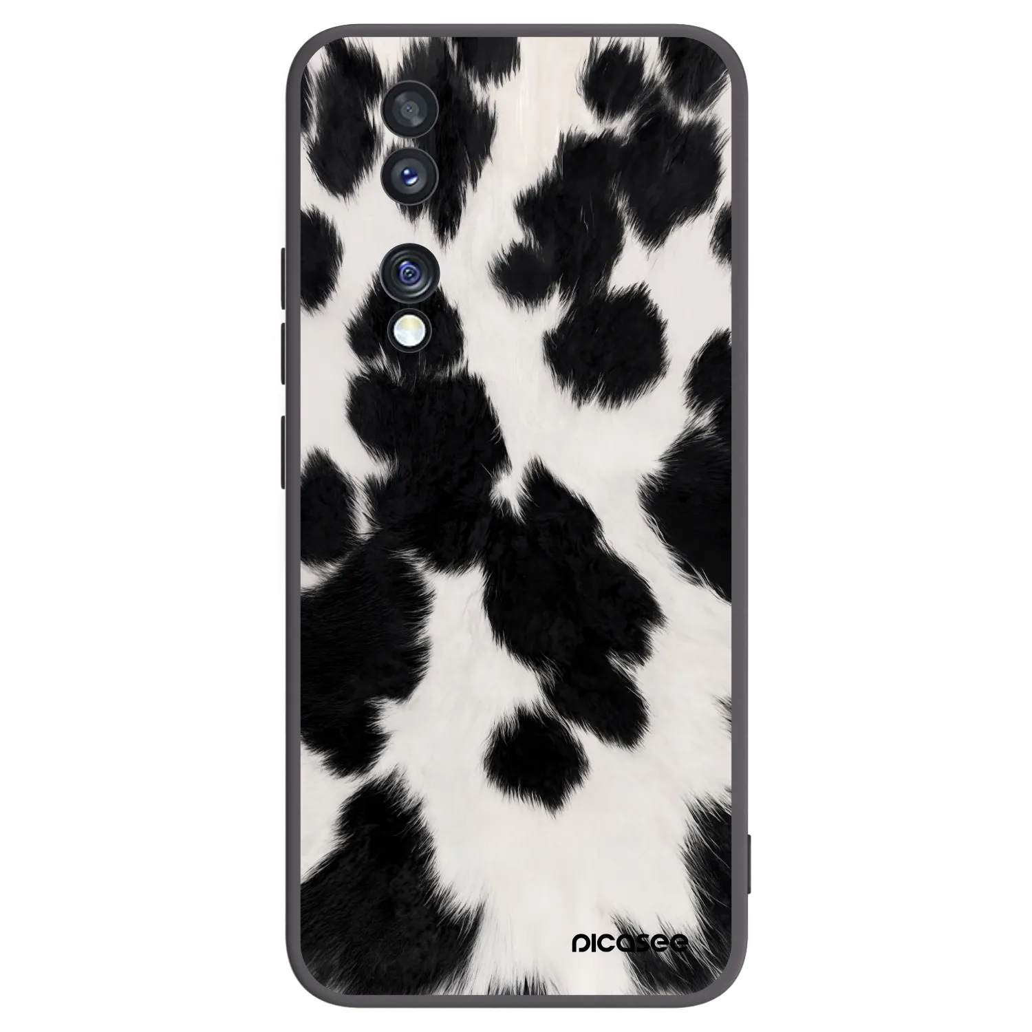 Picasee fekete szilikon tok az alábbi mobiltelefonokra Honor 70 - Black Moo