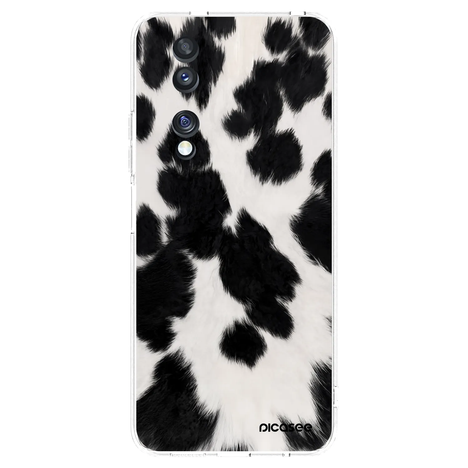 Picasee átlátszó szilikon tok az alábbi mobiltelefonokra Honor 70 - Black Moo