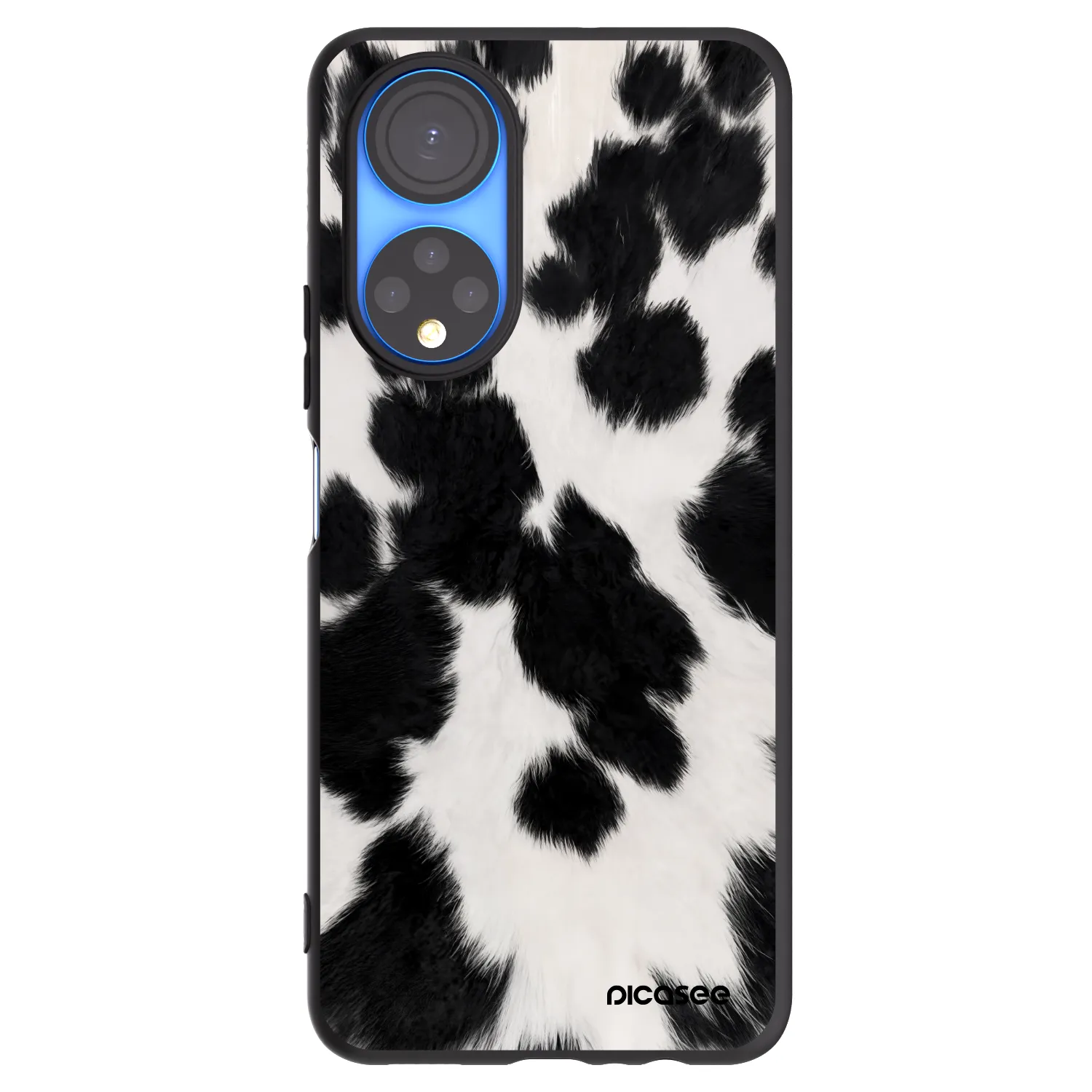 Picasee fekete szilikon tok az alábbi mobiltelefonokra Honor X7 - Black Moo