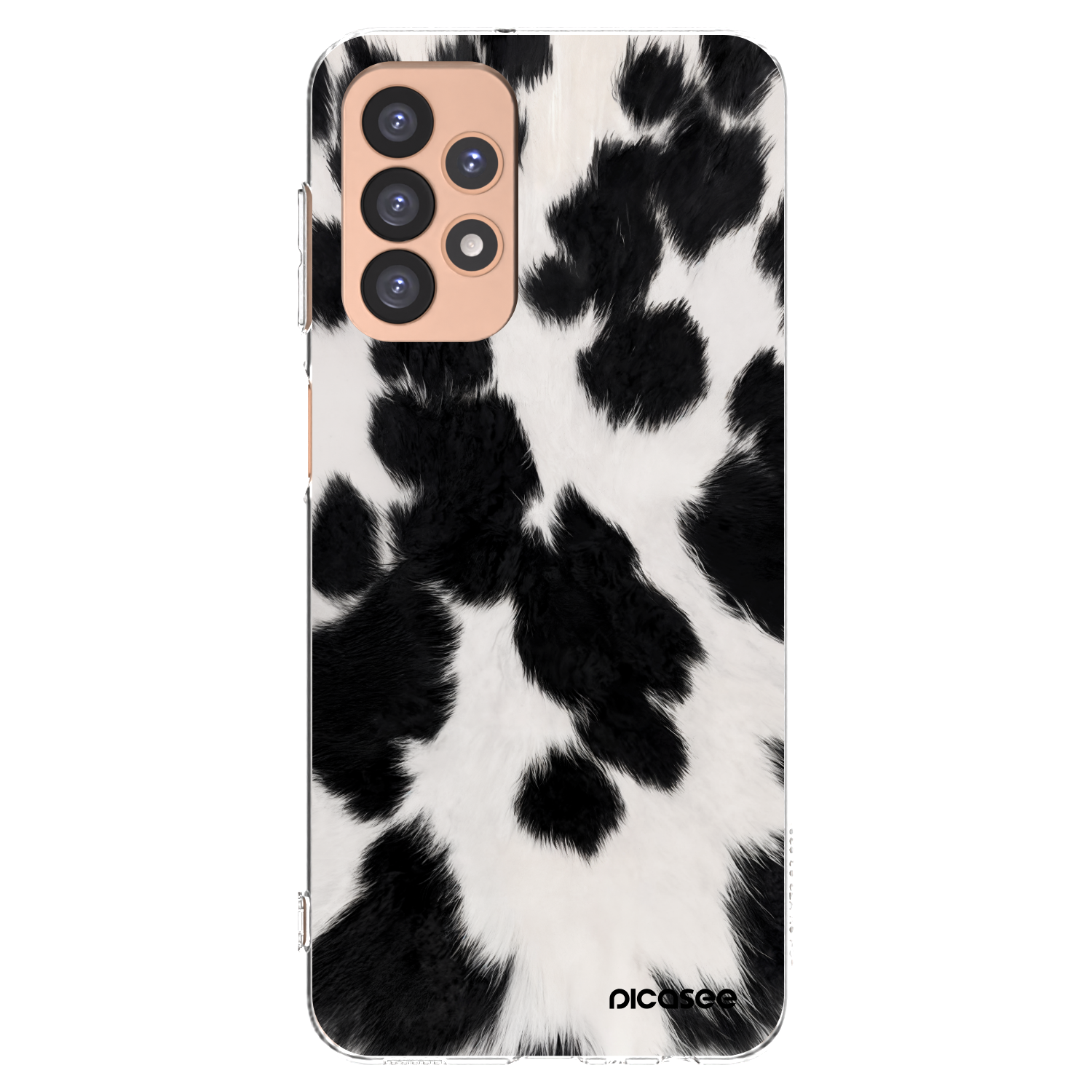 Picasee átlátszó szilikon tok az alábbi mobiltelefonokra Samsung Galaxy A23 A236B 5G - Black Moo