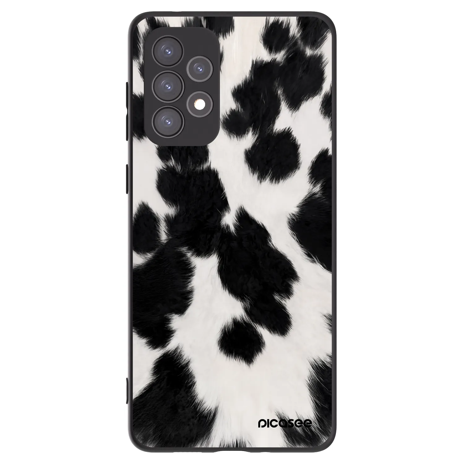 Picasee fekete szilikon tok az alábbi mobiltelefonokra Samsung Galaxy A73 5G - Black Moo