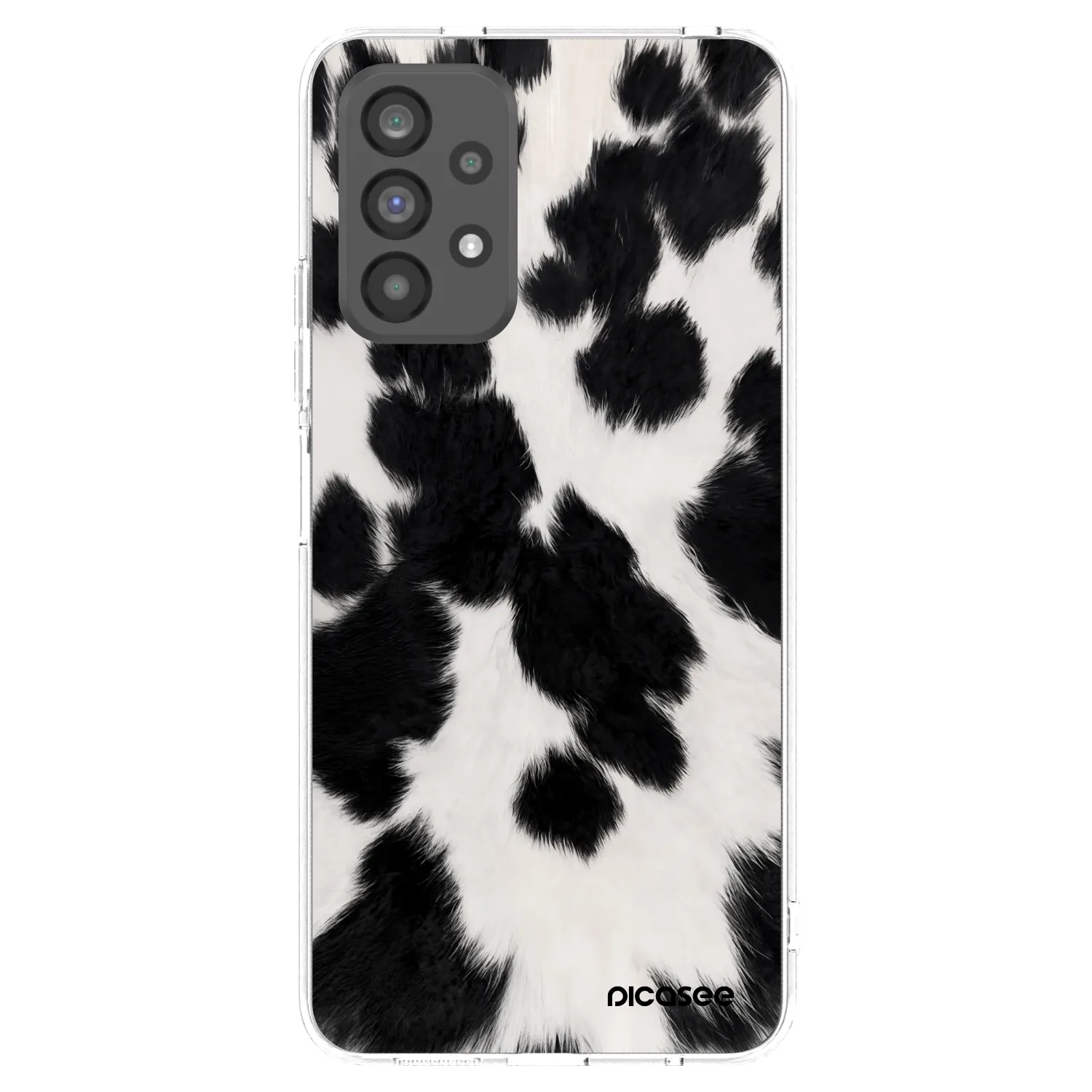 Picasee átlátszó szilikon tok az alábbi mobiltelefonokra Samsung Galaxy A73 5G - Black Moo