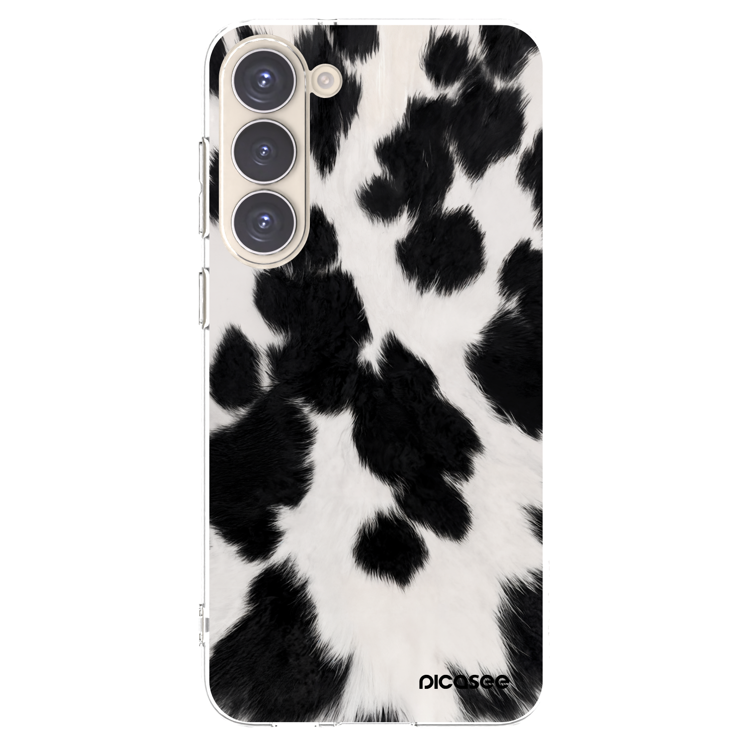 Picasee átlátszó szilikon tok az alábbi mobiltelefonokra Samsung Galaxy S23+ 5G - Black Moo