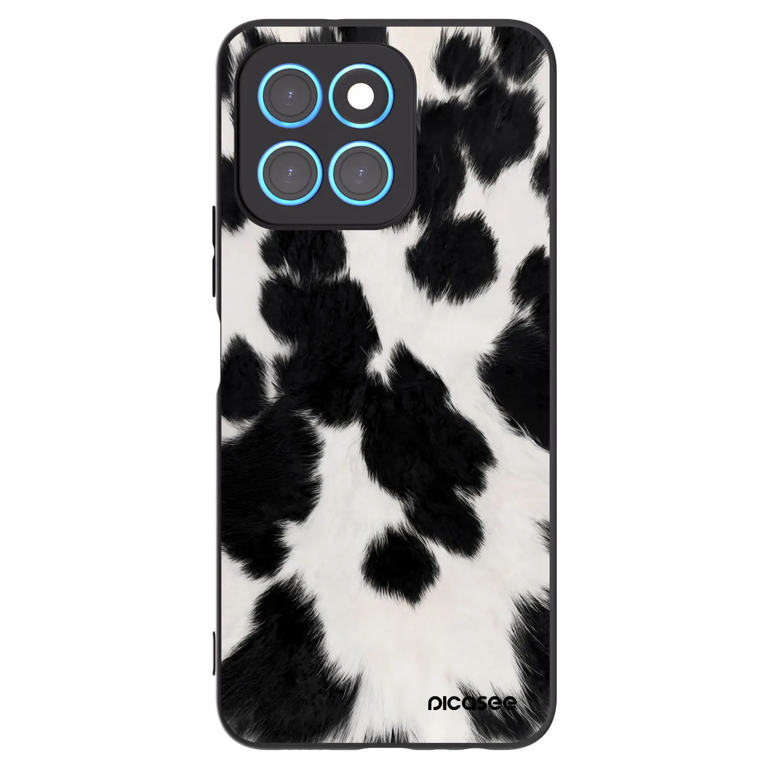 Picasee fekete szilikon tok az alábbi mobiltelefonokra Honor X8 5G - Black Moo