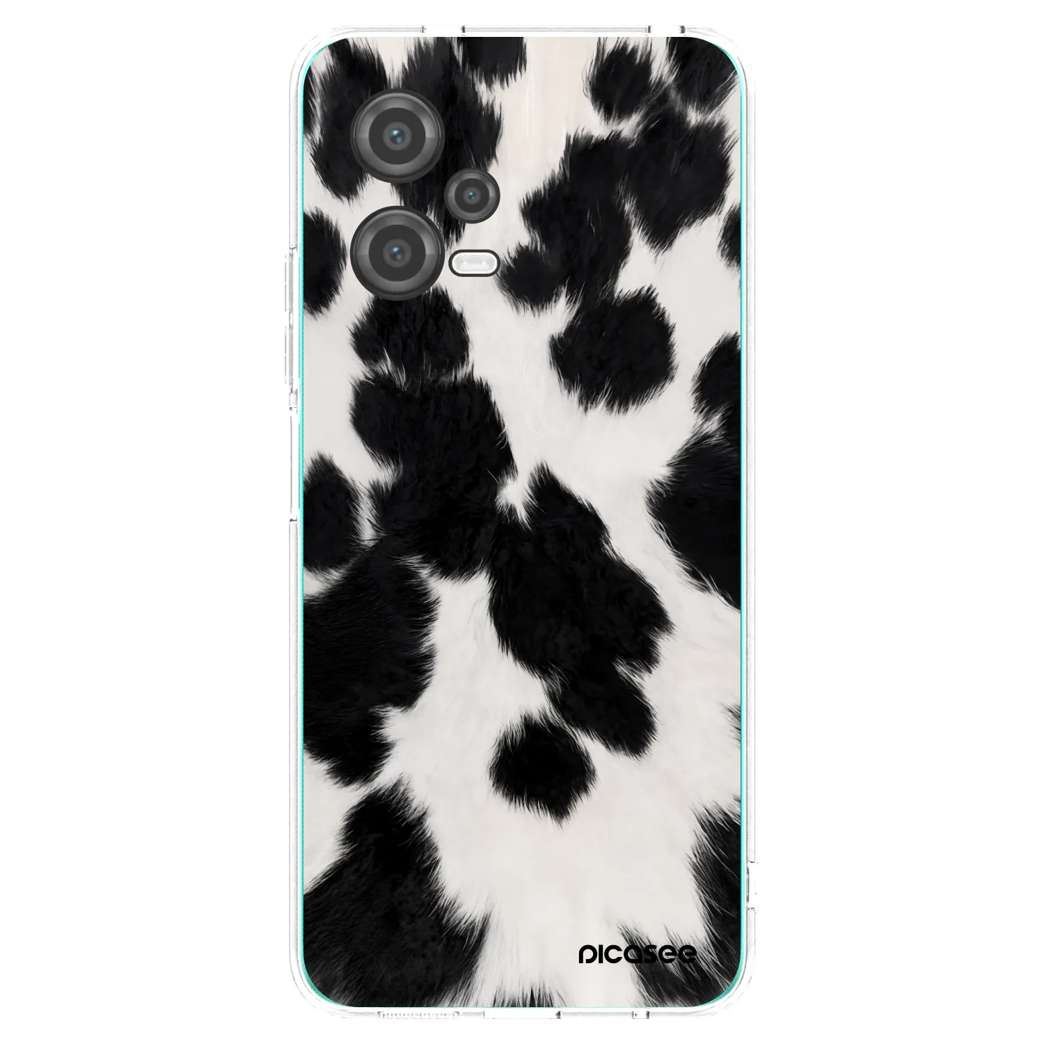 Picasee átlátszó szilikon tok az alábbi mobiltelefonokra Xiaomi Poco X5 - Black Moo