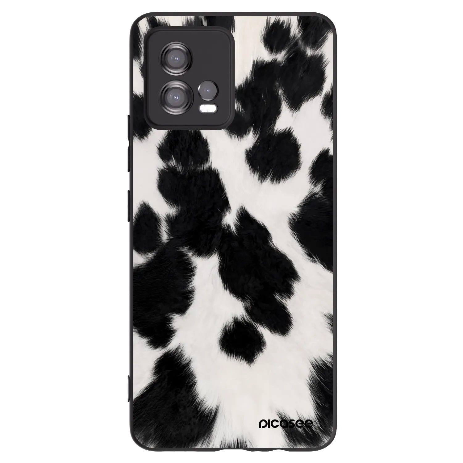 Picasee fekete szilikon tok az alábbi mobiltelefonokra Motorola Moto G72 - Black Moo