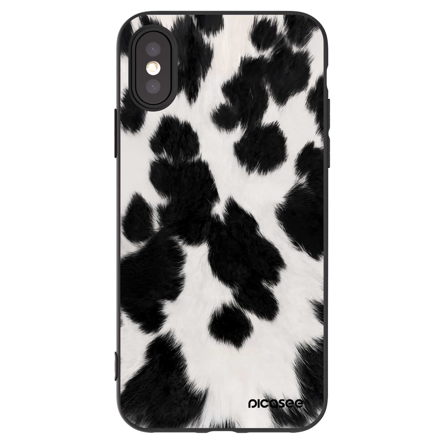 Picasee fekete szilikon tok az alábbi mobiltelefonokra Apple iPhone X/XS - Black Moo
