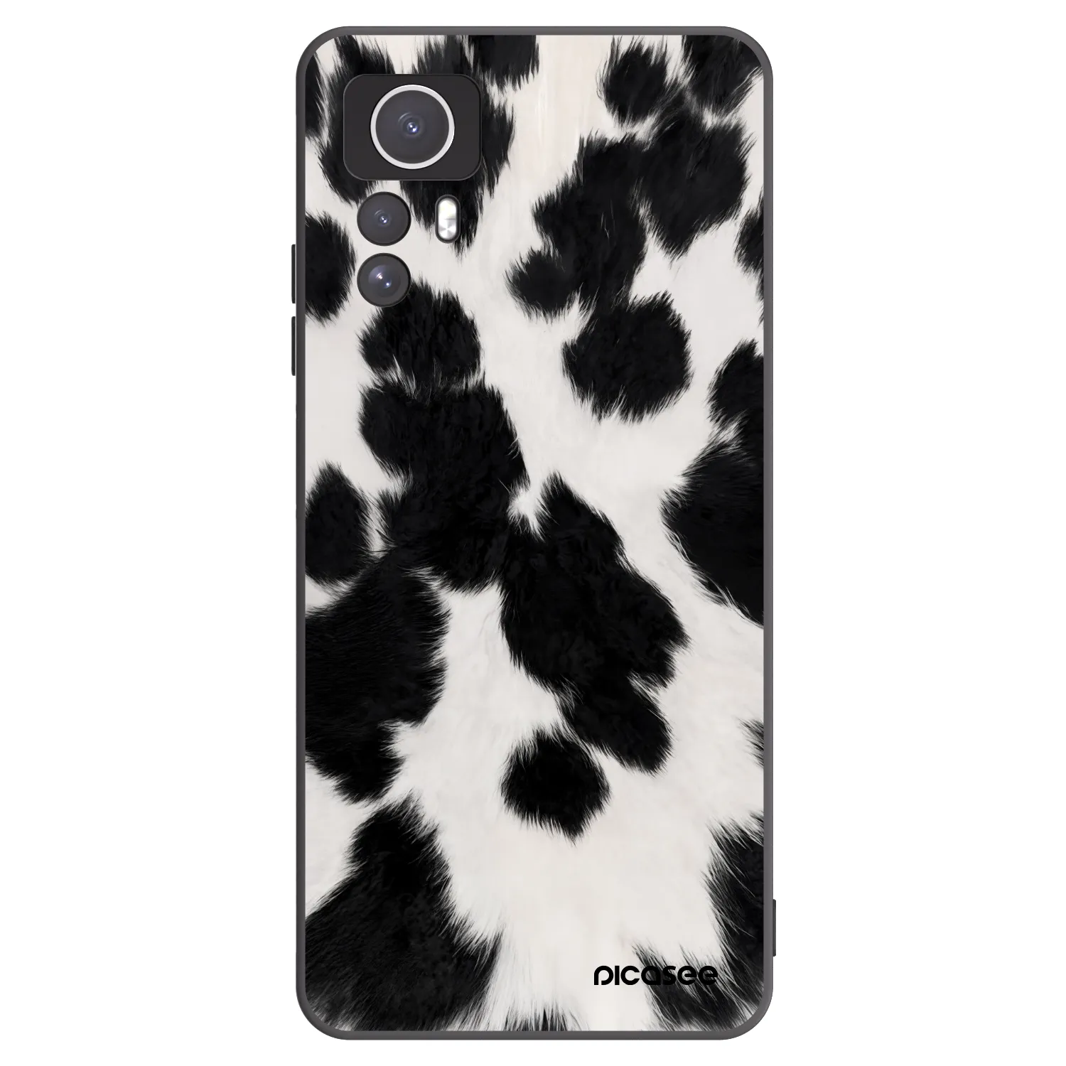 Picasee fekete szilikon tok az alábbi mobiltelefonokra Xiaomi Redmi Note 12S - Black Moo