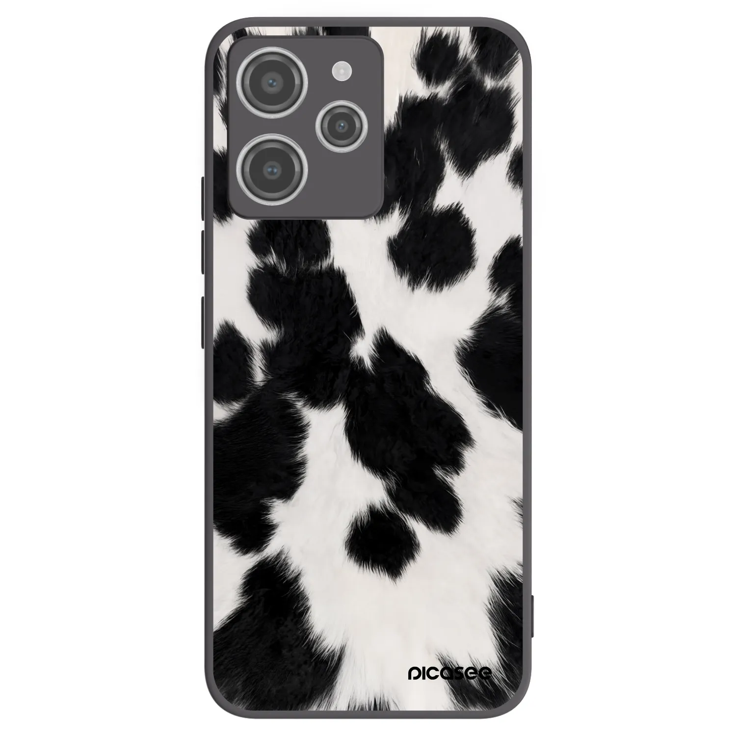 Picasee fekete szilikon tok az alábbi mobiltelefonokra Xiaomi Redmi 12 4G - Black Moo