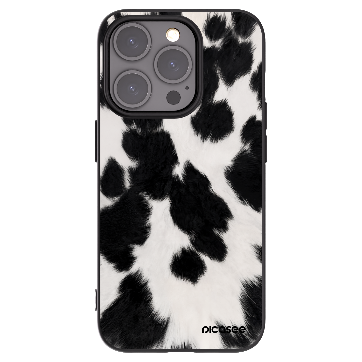 Picasee fekete szilikon tok az alábbi mobiltelefonokra Apple iPhone 15 Pro - Black Moo
