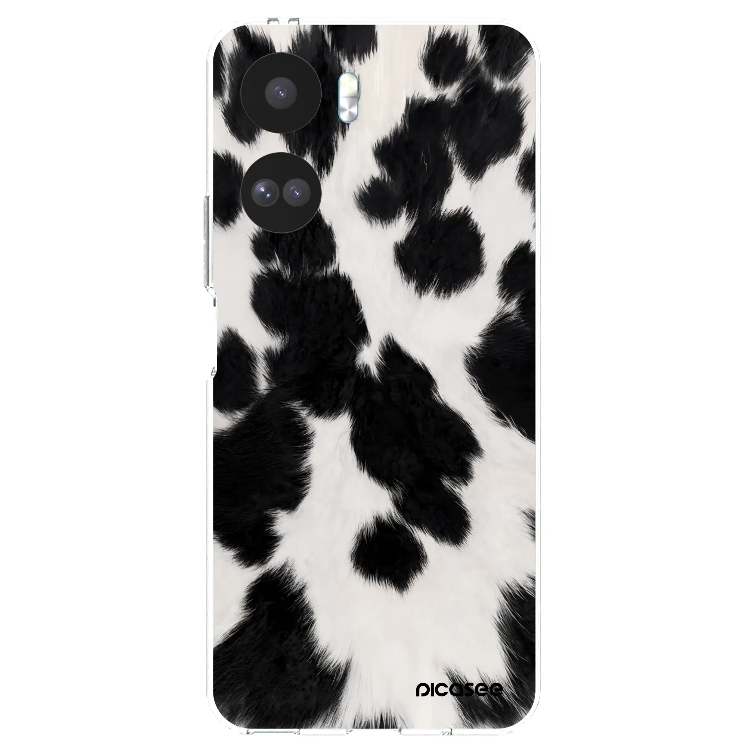 Picasee átlátszó szilikon tok az alábbi mobiltelefonokra Honor 90 Lite 5G - Black Moo