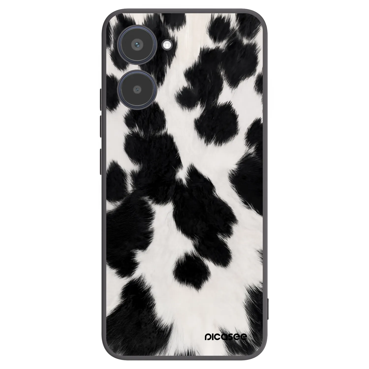 Picasee fekete szilikon tok az alábbi mobiltelefonokra Realme 10 4G - Black Moo