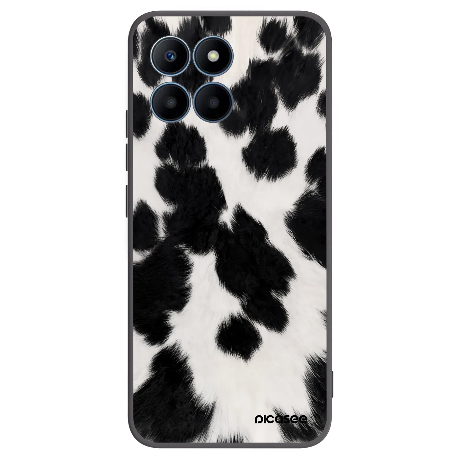 Picasee fekete szilikon tok az alábbi mobiltelefonokra Honor 70 Lite - Black Moo