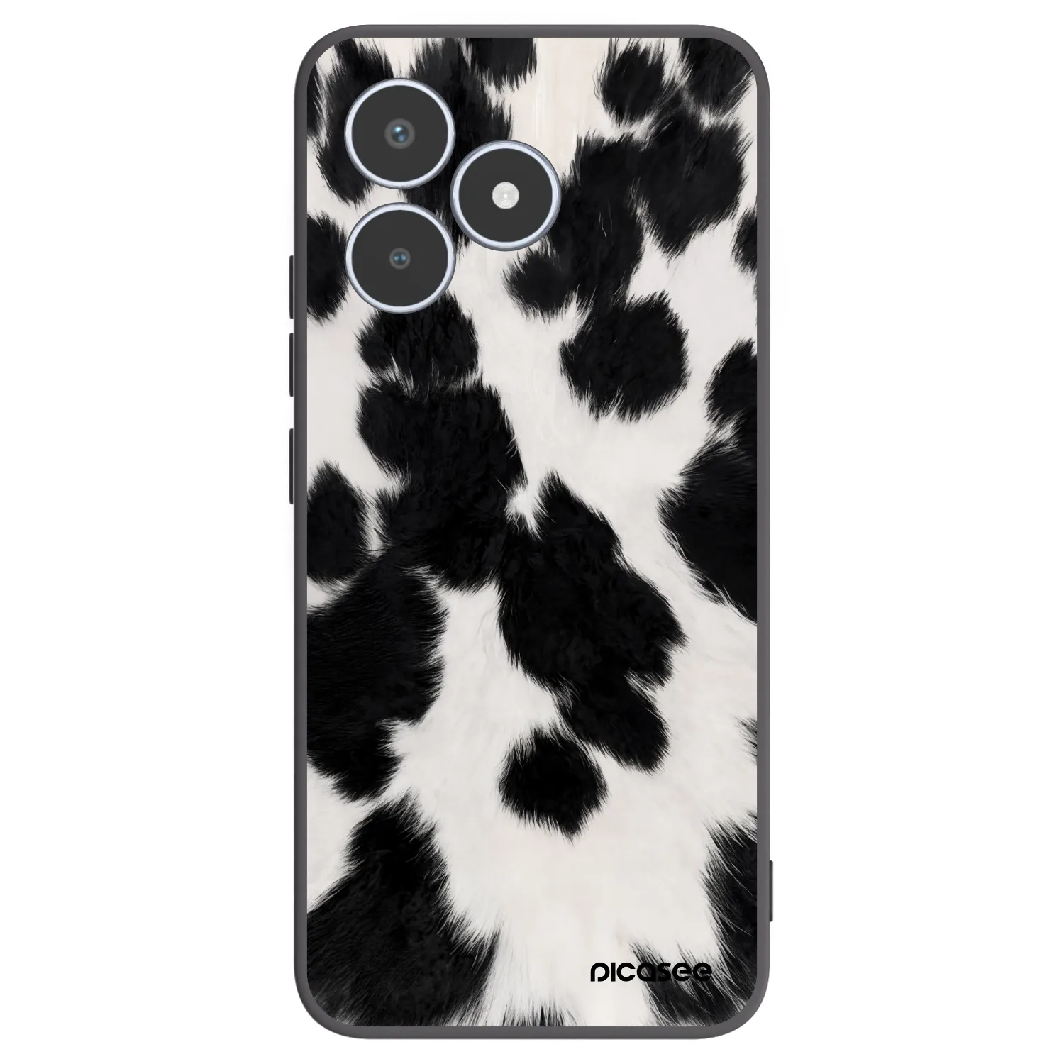 Picasee fekete szilikon tok az alábbi mobiltelefonokra Realme C53 - Black Moo