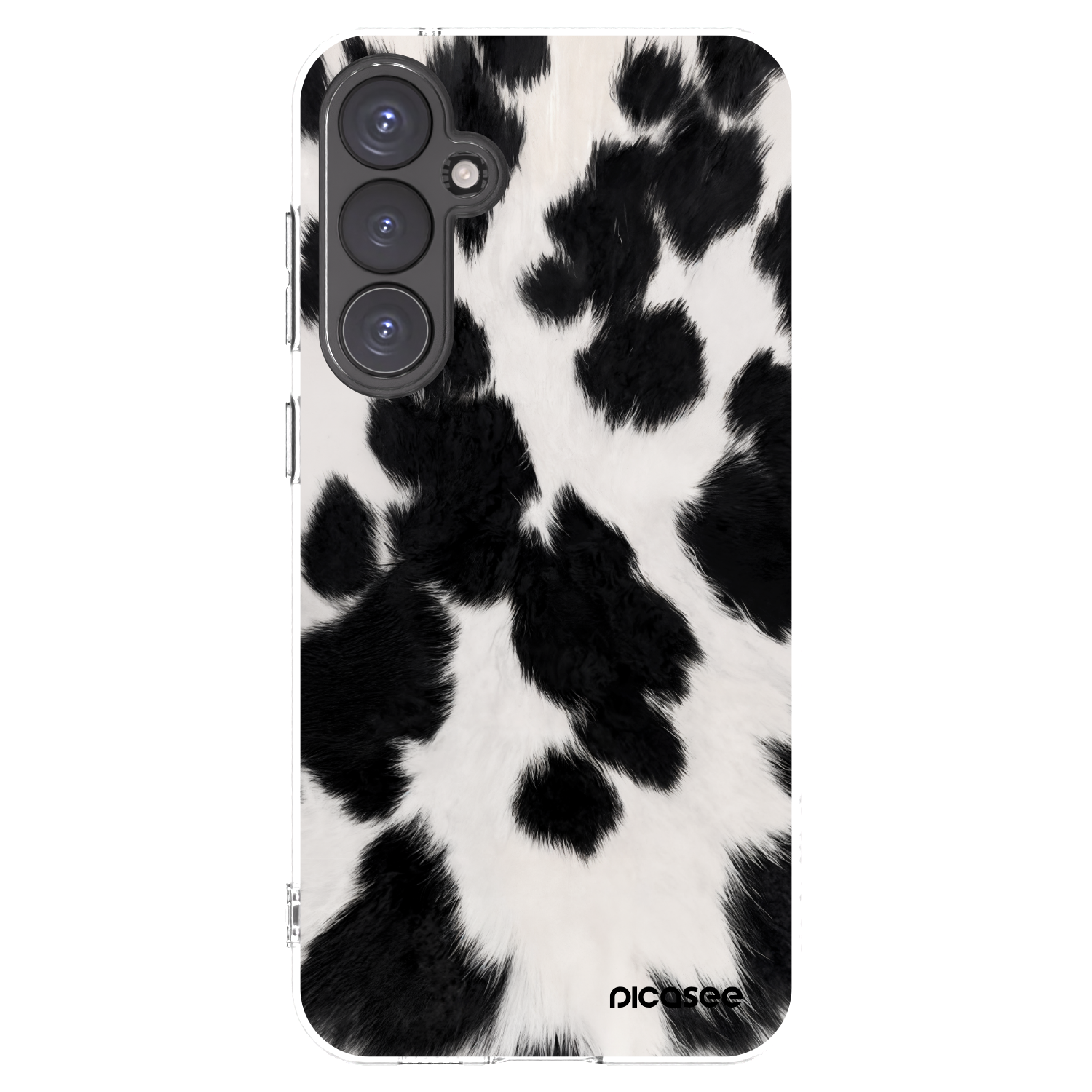 Picasee átlátszó szilikon tok az alábbi mobiltelefonokra Samsung Galaxy S23 FE S711B - Black Moo
