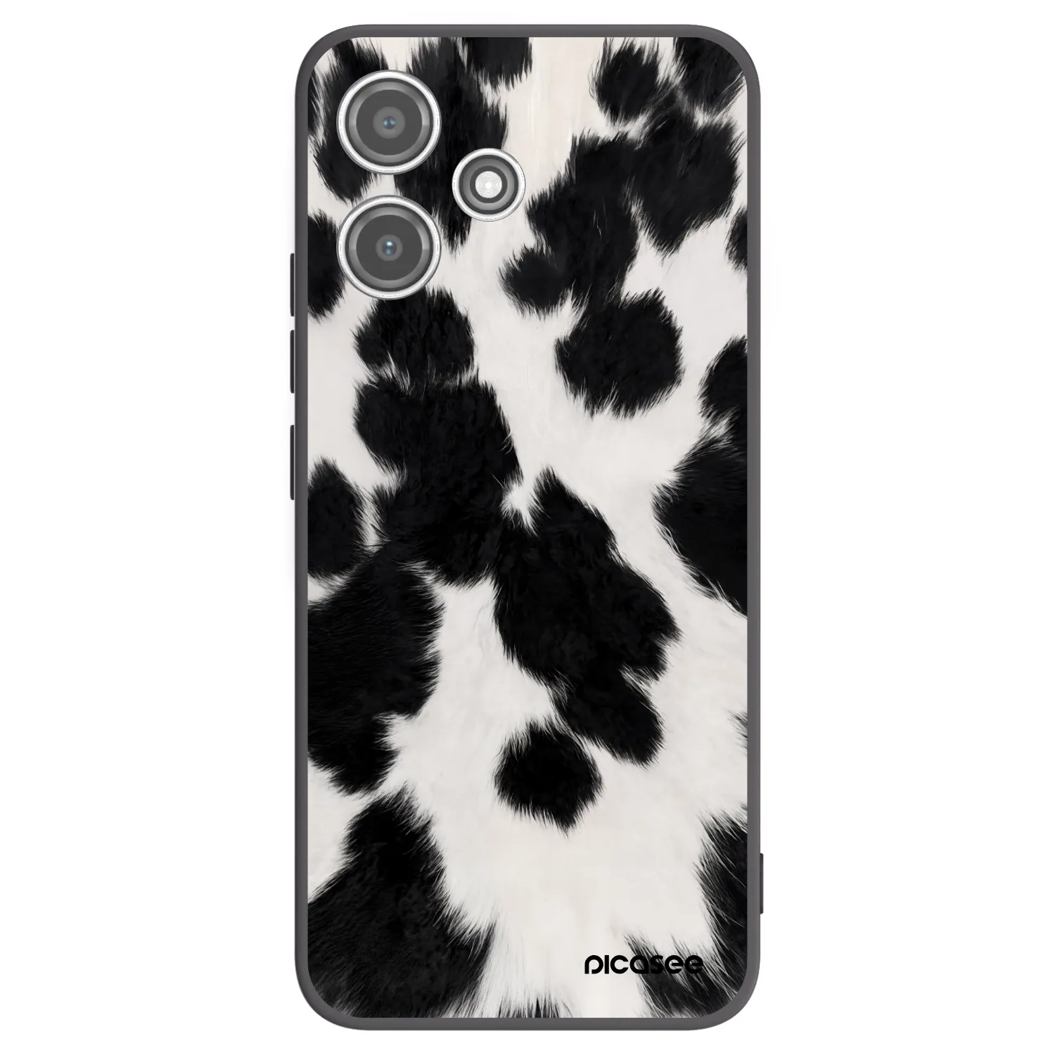 Picasee fekete szilikon tok az alábbi mobiltelefonokra Xiaomi Redmi 12 5G - Black Moo