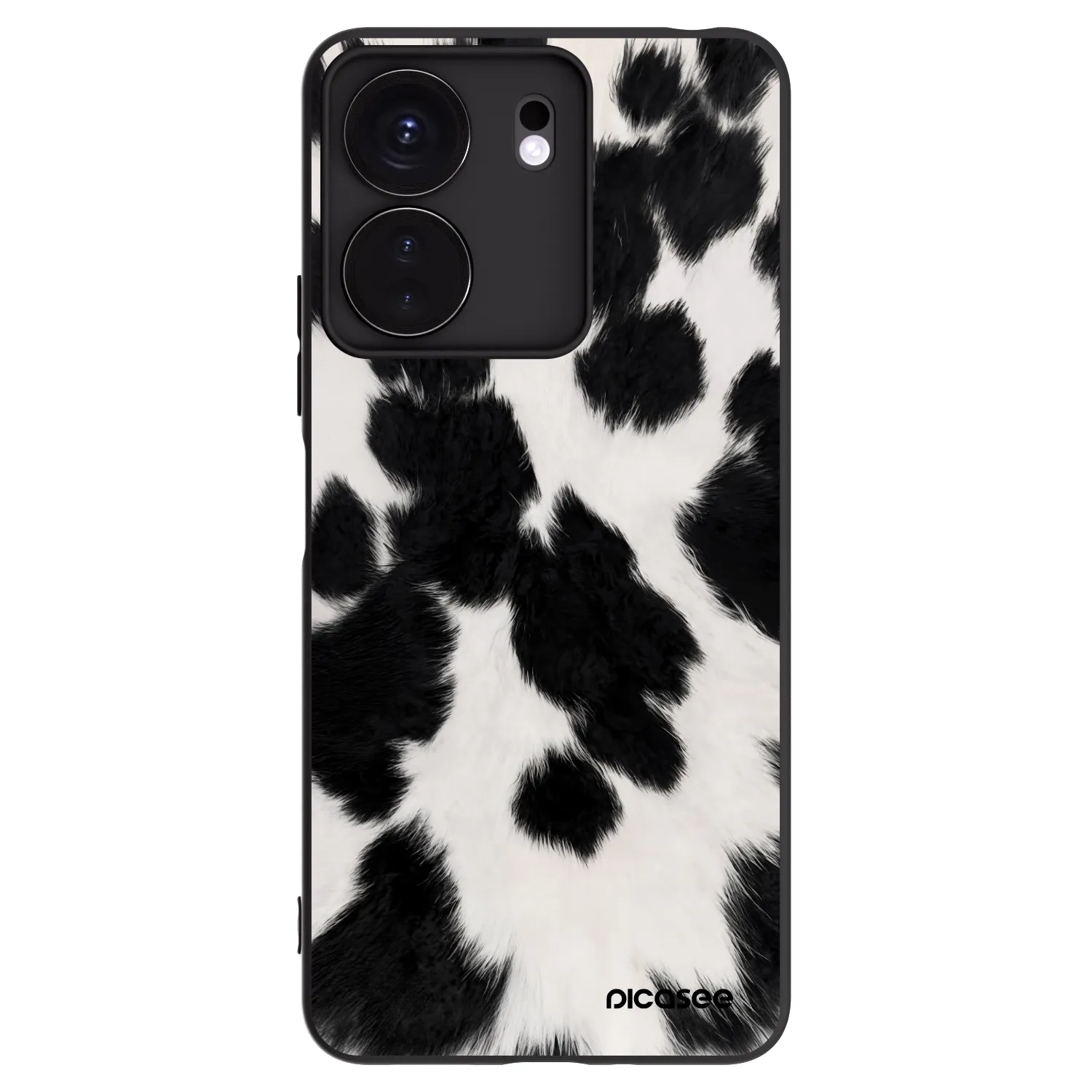 Picasee fekete szilikon tok az alábbi mobiltelefonokra Xiaomi Redmi 13C 4G - Black Moo