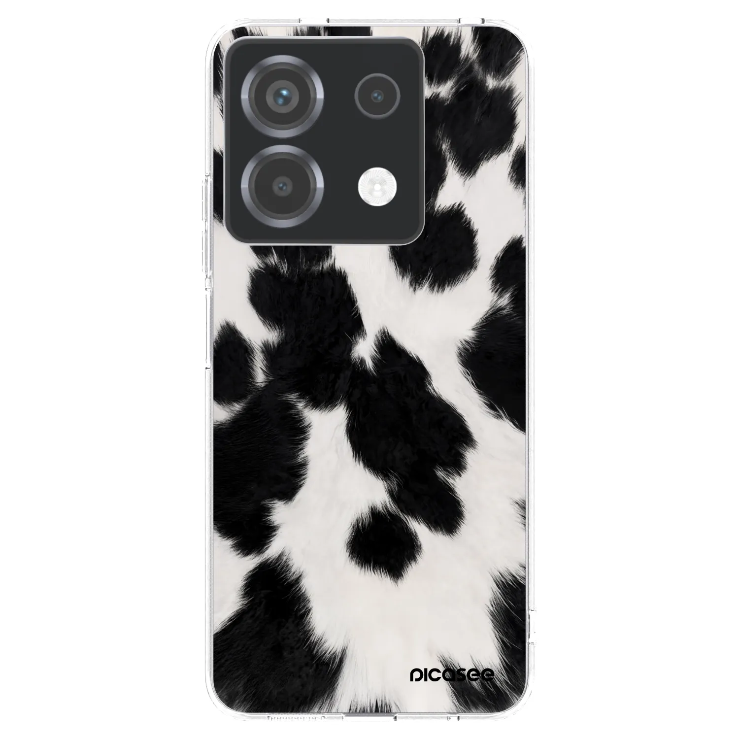 Picasee átlátszó szilikon tok az alábbi mobiltelefonokra Xiaomi Poco X6 - Black Moo