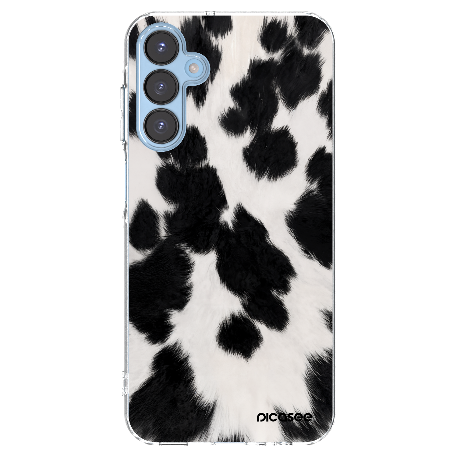 Picasee átlátszó szilikon tok az alábbi mobiltelefonokra Samsung Galaxy A15 A156B 5G - Black Moo