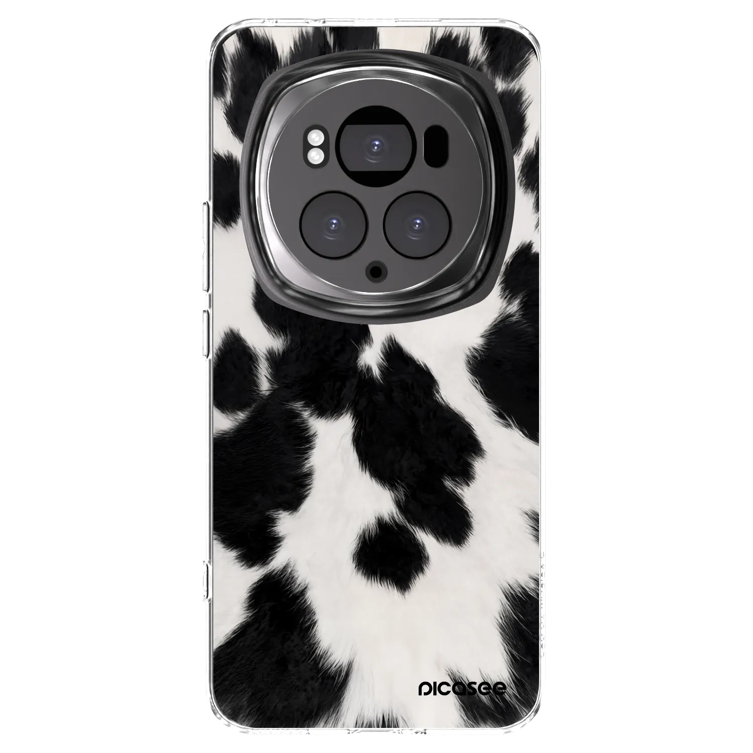 Picasee átlátszó szilikon tok az alábbi mobiltelefonokra Honor Magic6 Pro - Black Moo
