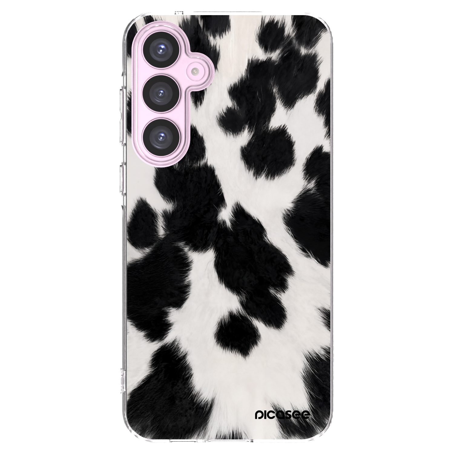 Picasee átlátszó szilikon tok az alábbi mobiltelefonokra Samsung Galaxy A55 5G A556B - Black Moo