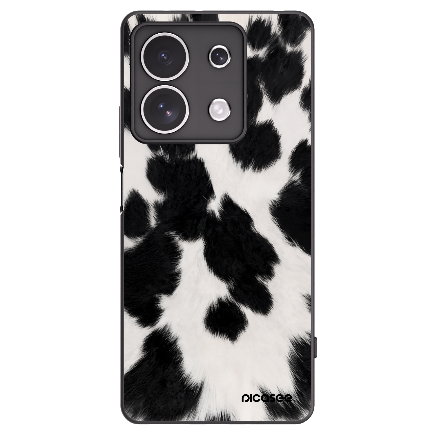 Picasee fekete szilikon tok az alábbi mobiltelefonokra Xiaomi Redmi Note 13 4G - Black Moo