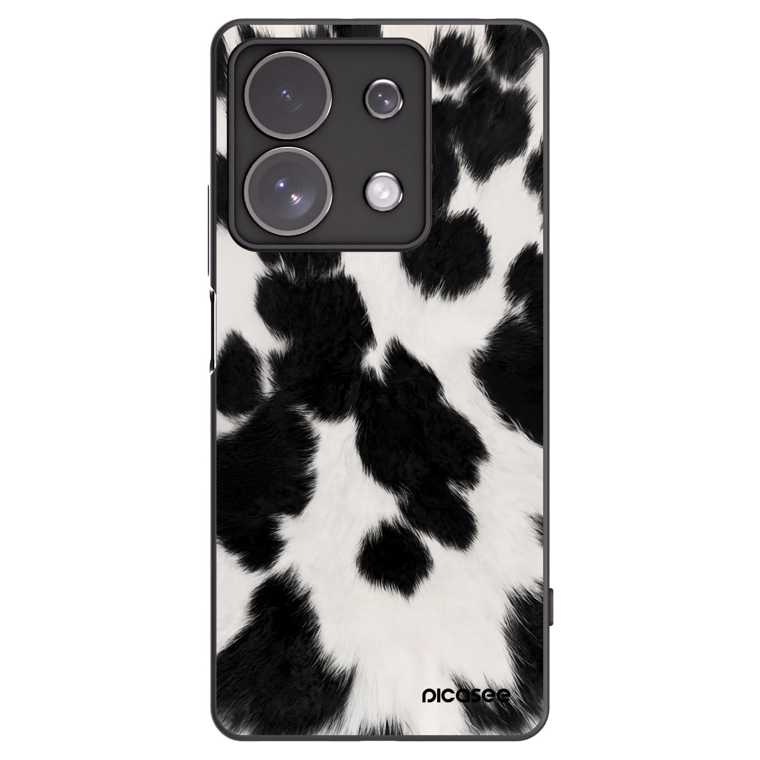 Picasee fekete szilikon tok az alábbi mobiltelefonokra Xiaomi Redmi Note 13 Pro 4G - Black Moo