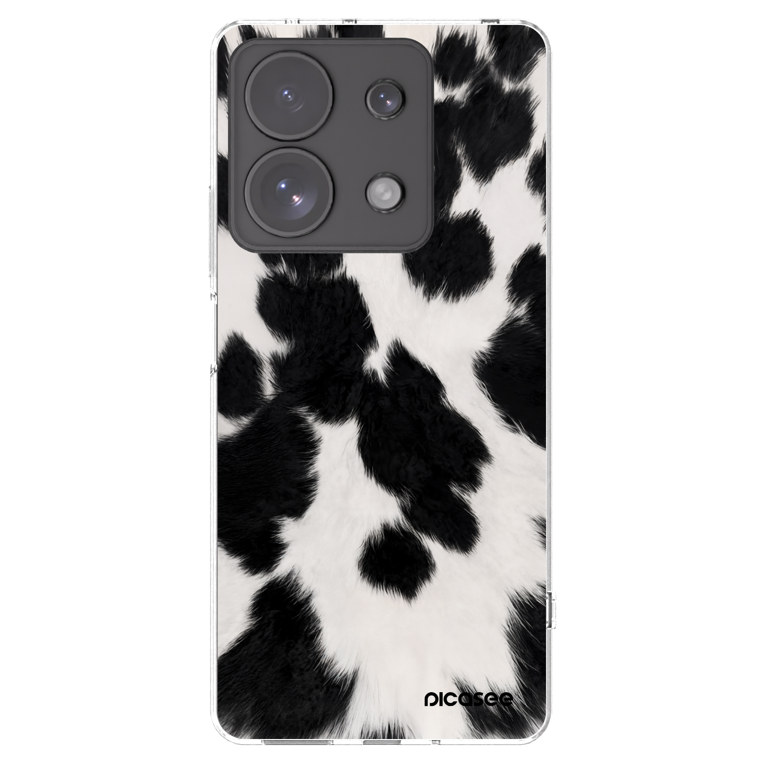 Picasee átlátszó szilikon tok az alábbi mobiltelefonokra Xiaomi Redmi Note 13 Pro 4G - Black Moo