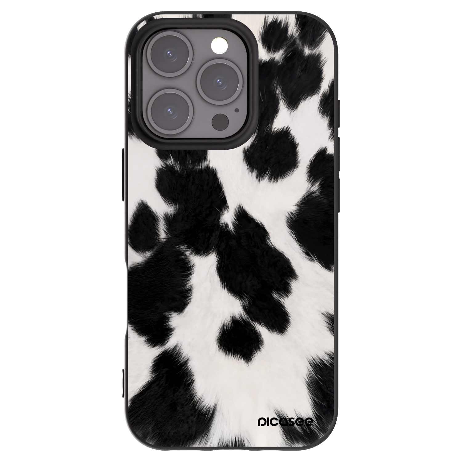 Picasee fekete szilikon tok az alábbi mobiltelefonokra Apple iPhone 16 Pro - Black Moo