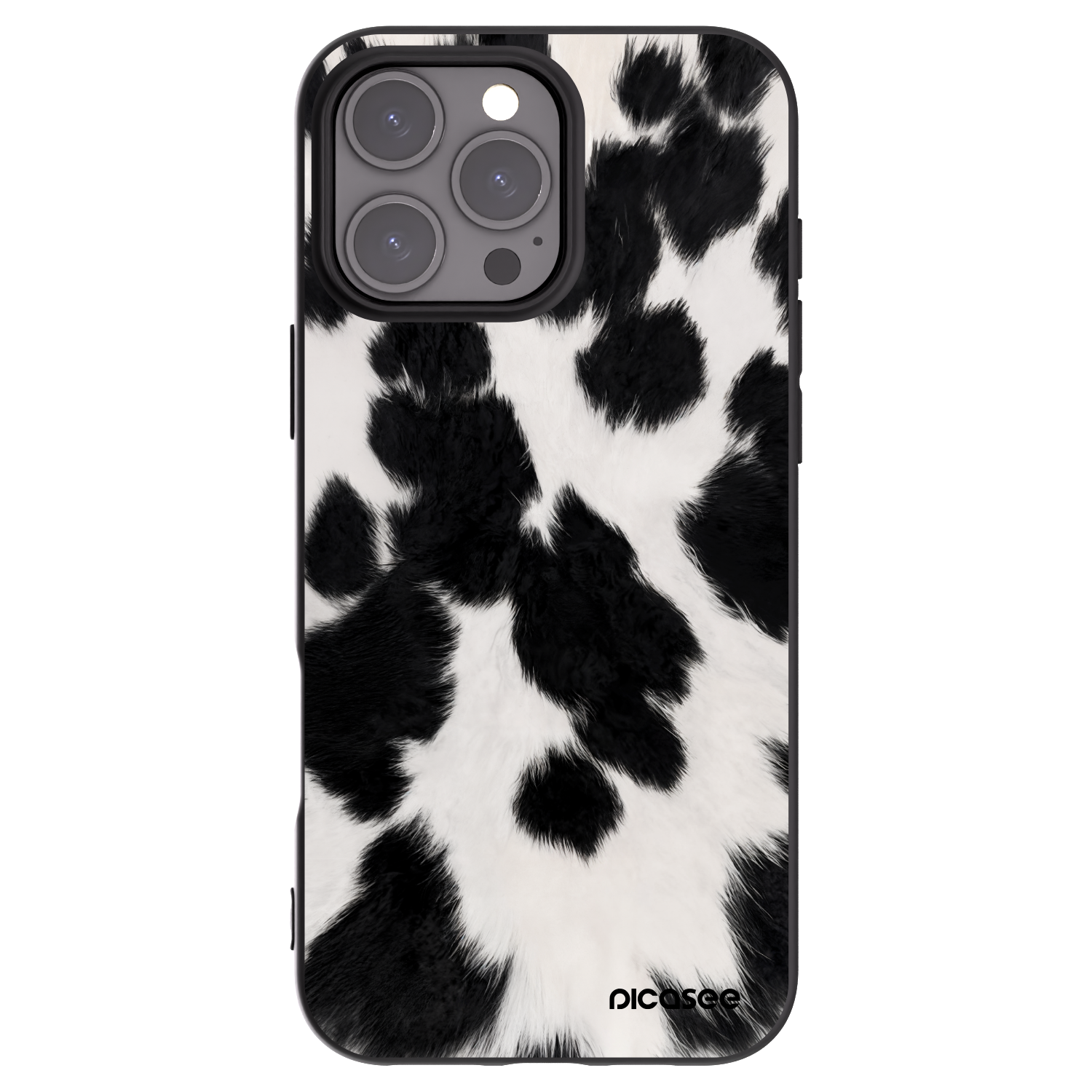 Picasee fekete szilikon tok az alábbi mobiltelefonokra Apple iPhone 16 Pro Max - Black Moo