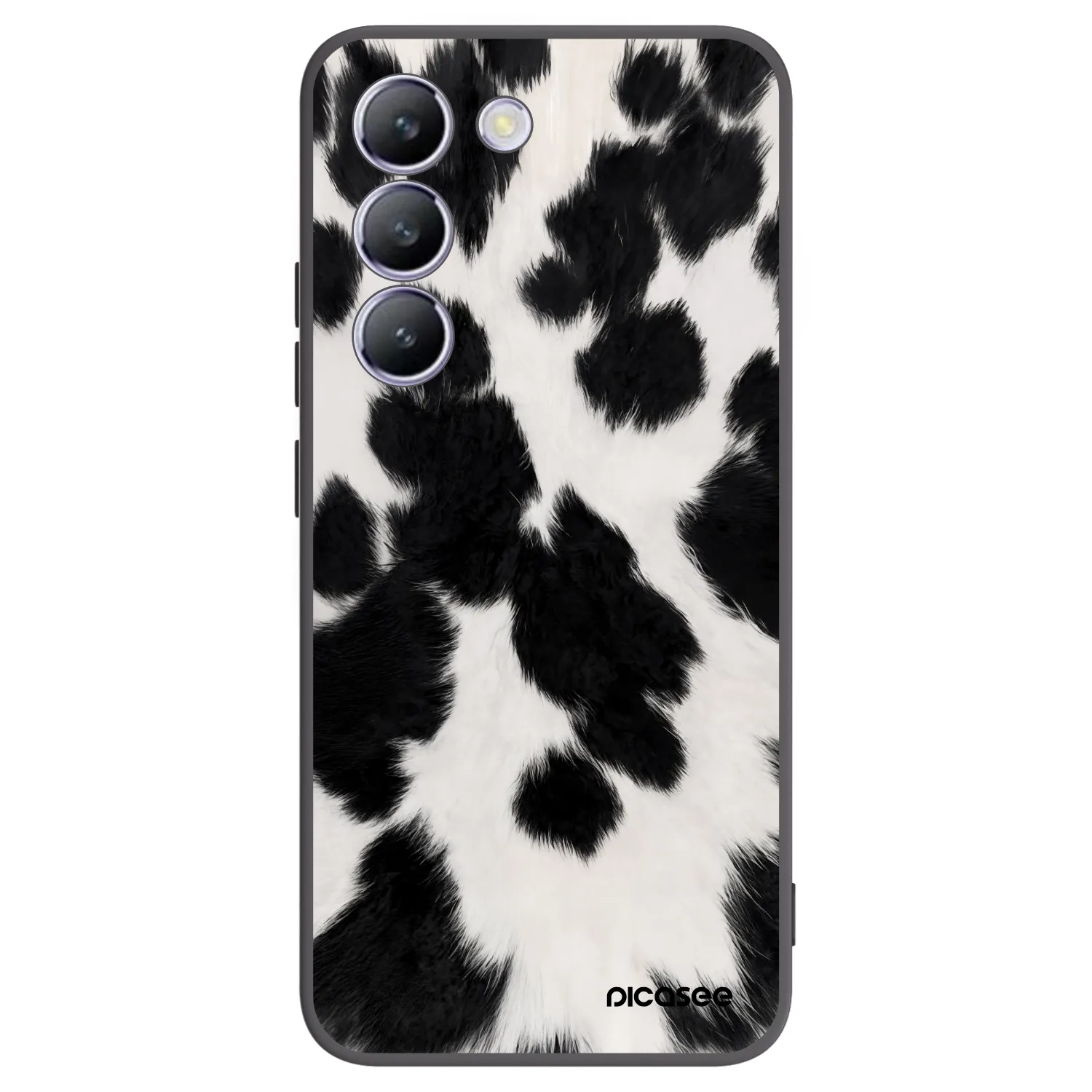 Picasee fekete szilikon tok az alábbi mobiltelefonokra Vivo V40 SE 5G - Black Moo
